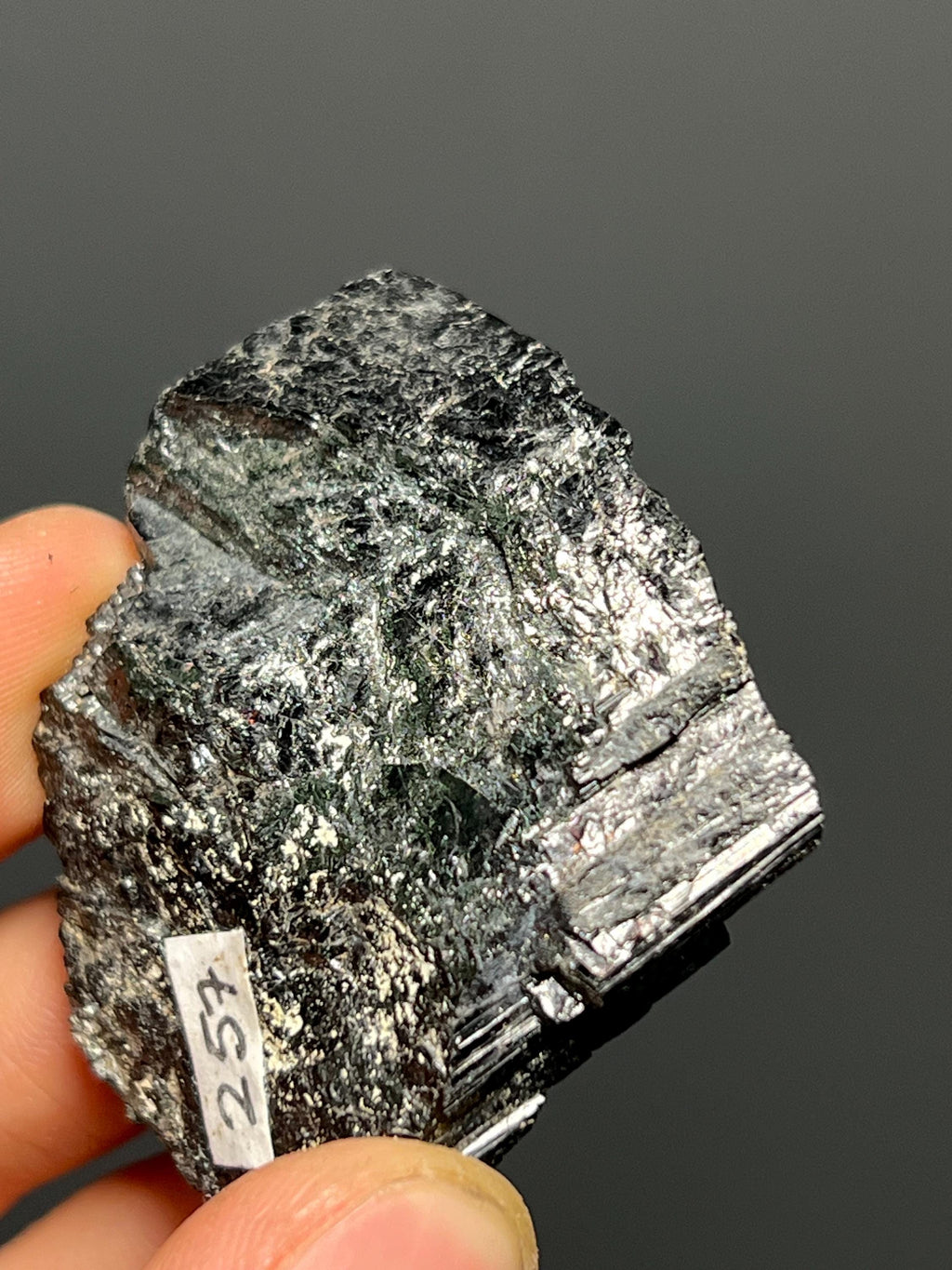 Black Tourmaline - Afghanistan - Crystal Gemstone AE 