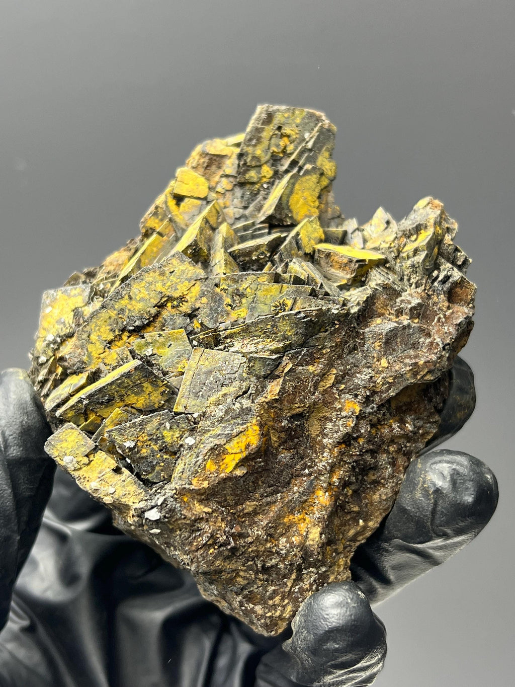 Very Rare Specimen! Natural Colors Iridescent Limonite With Iron Siderite - Crystal Gemstone AE 