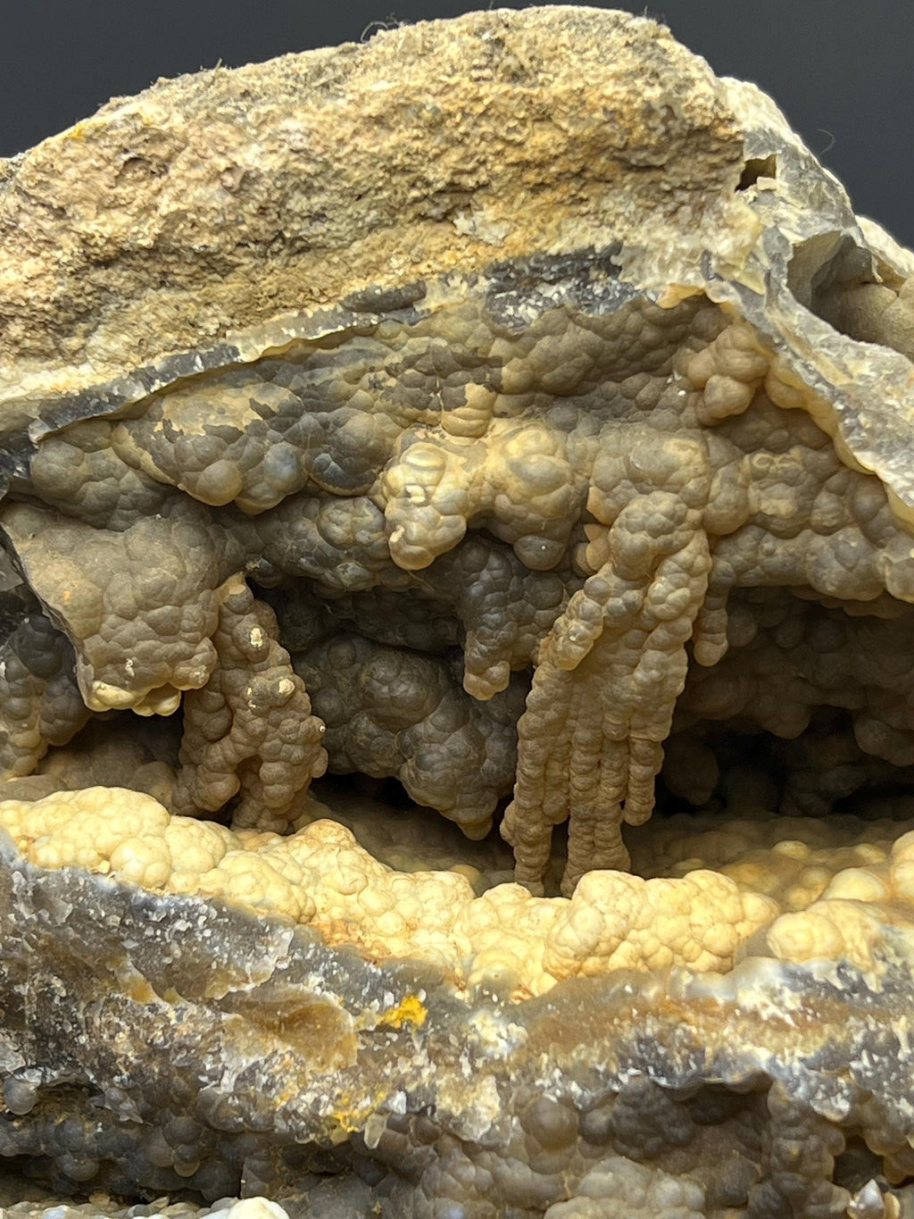 Large Size Stalactites Chalcedony Specimen - Crystal Gemstone AE 