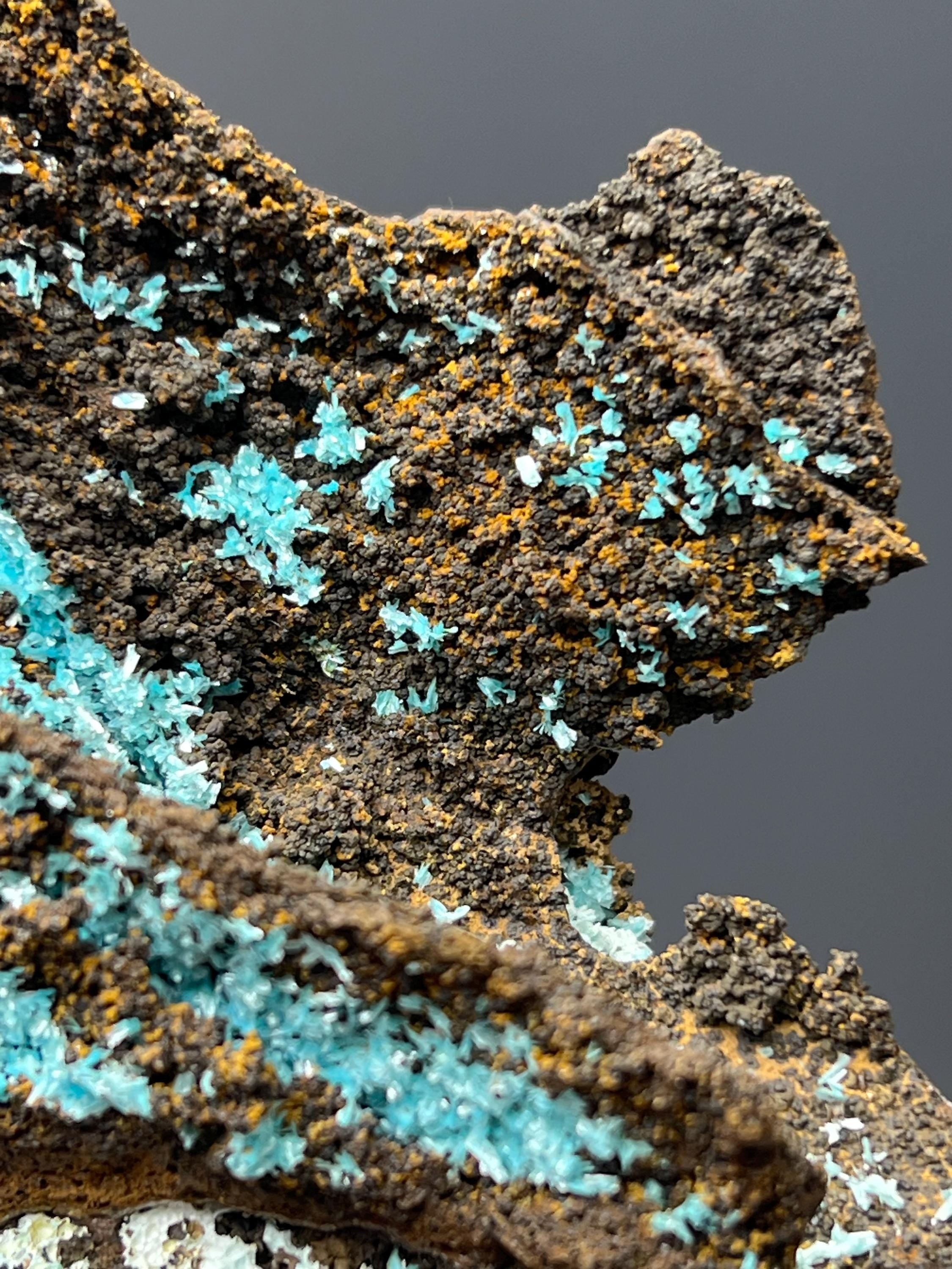 Double Sided Aurichalcite Specimen - Crystal Gemstone AE 