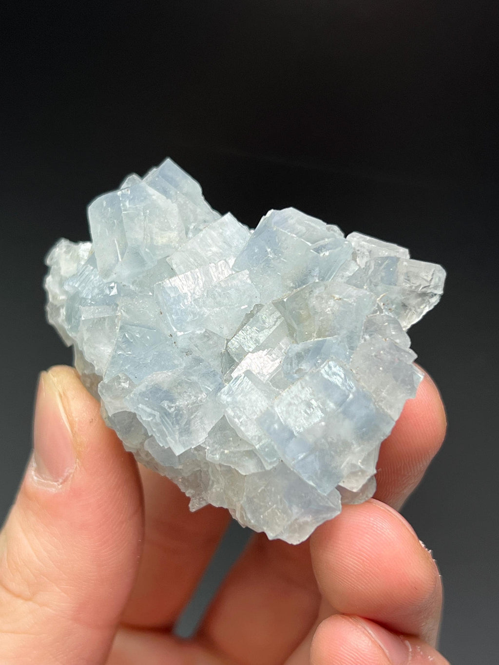 Blue Celestine Specimen - Crystal Gemstone AE 