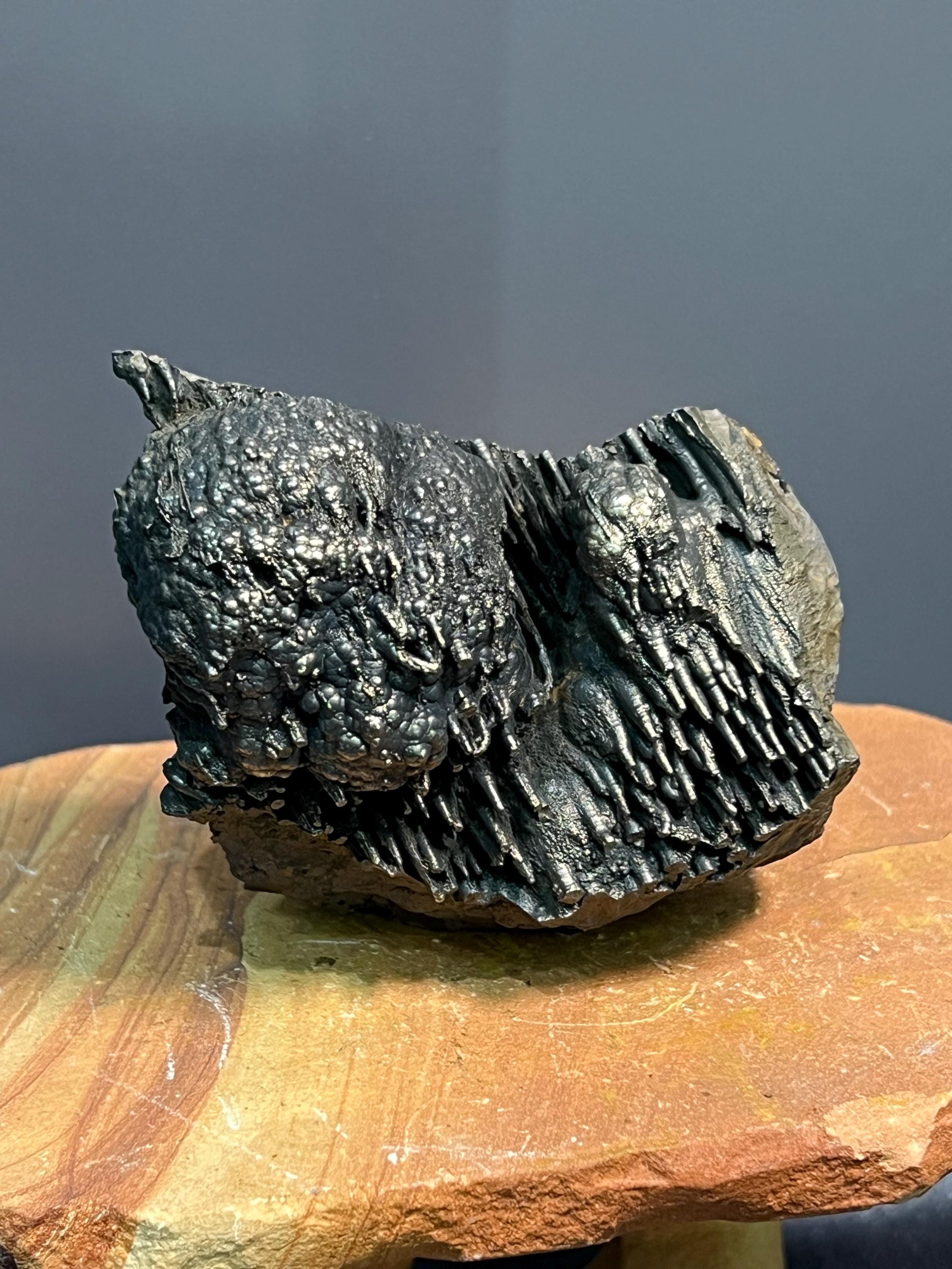 Very Special Golden Color Stalactite Goethite, For Special Collector Item - Crystal Gemstone AE 