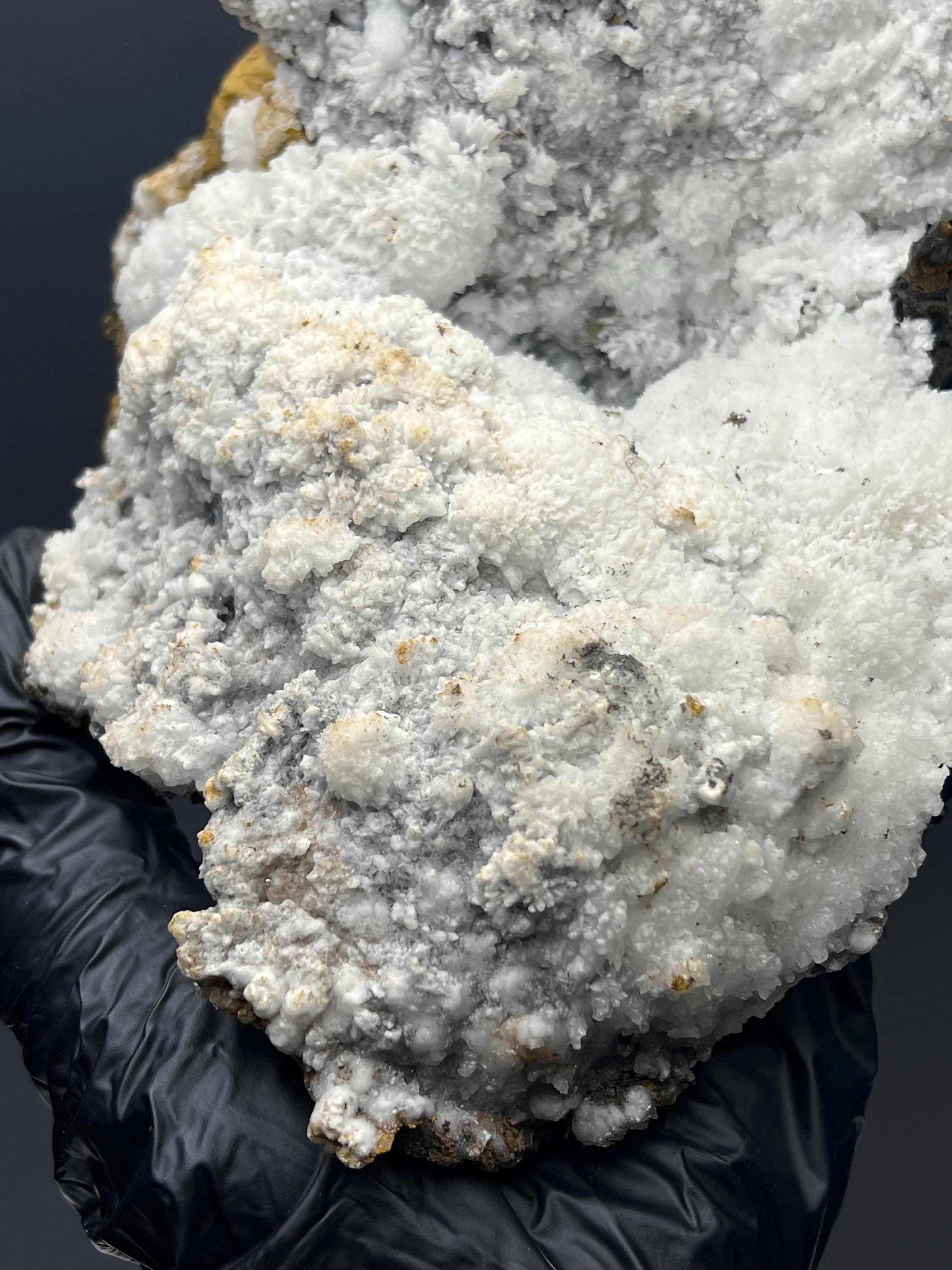 White Snow Crystal Calcite Specimen - Crystal Gemstone AE 