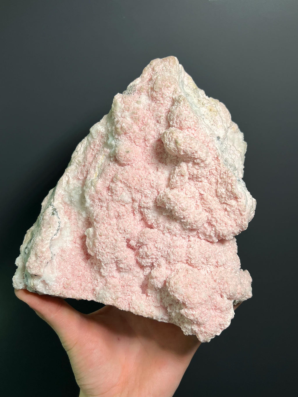Rhodocrosite And Quartz Specimen, 3,8kg - Crystal Gemstone AE 