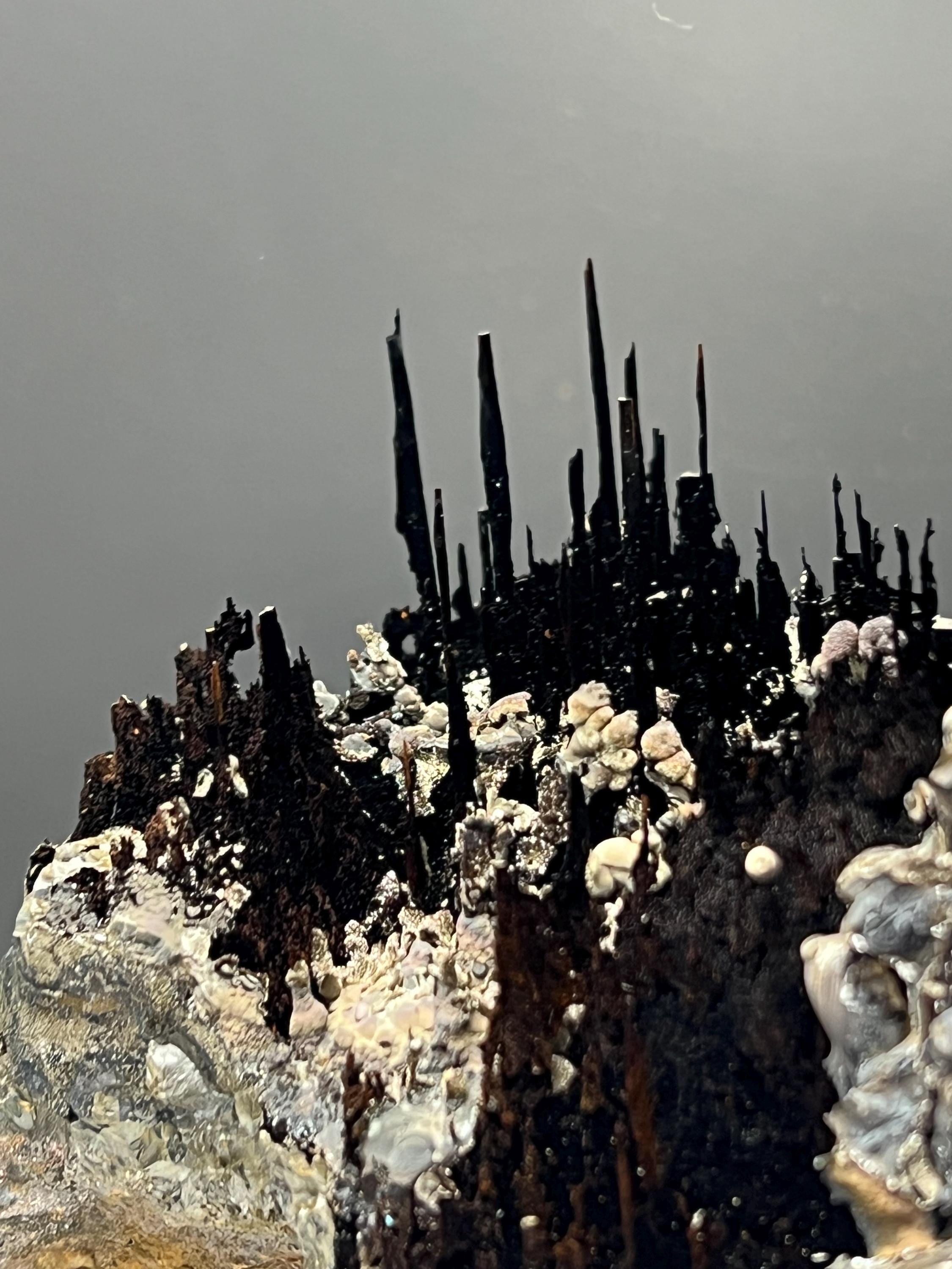 Museum Quality, Very Special, Specularite And Limonite With Stalactite Goethite Specimen - Crystal Gemstone AE 