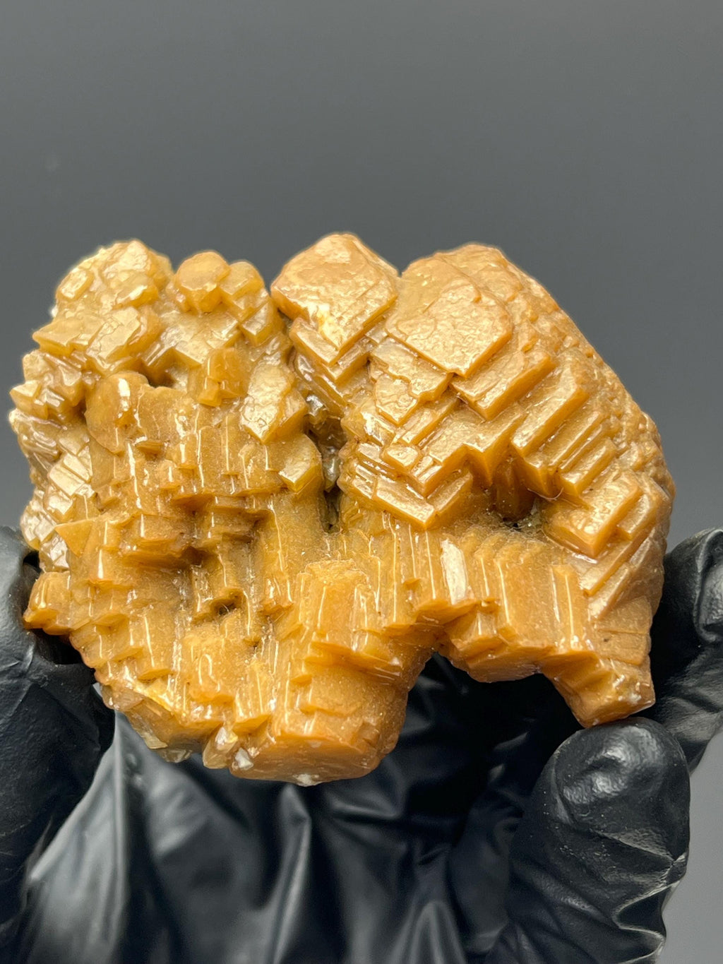 Very Special! Cathedral Formation Orange Crystal Calcite - Crystal Gemstone AE 