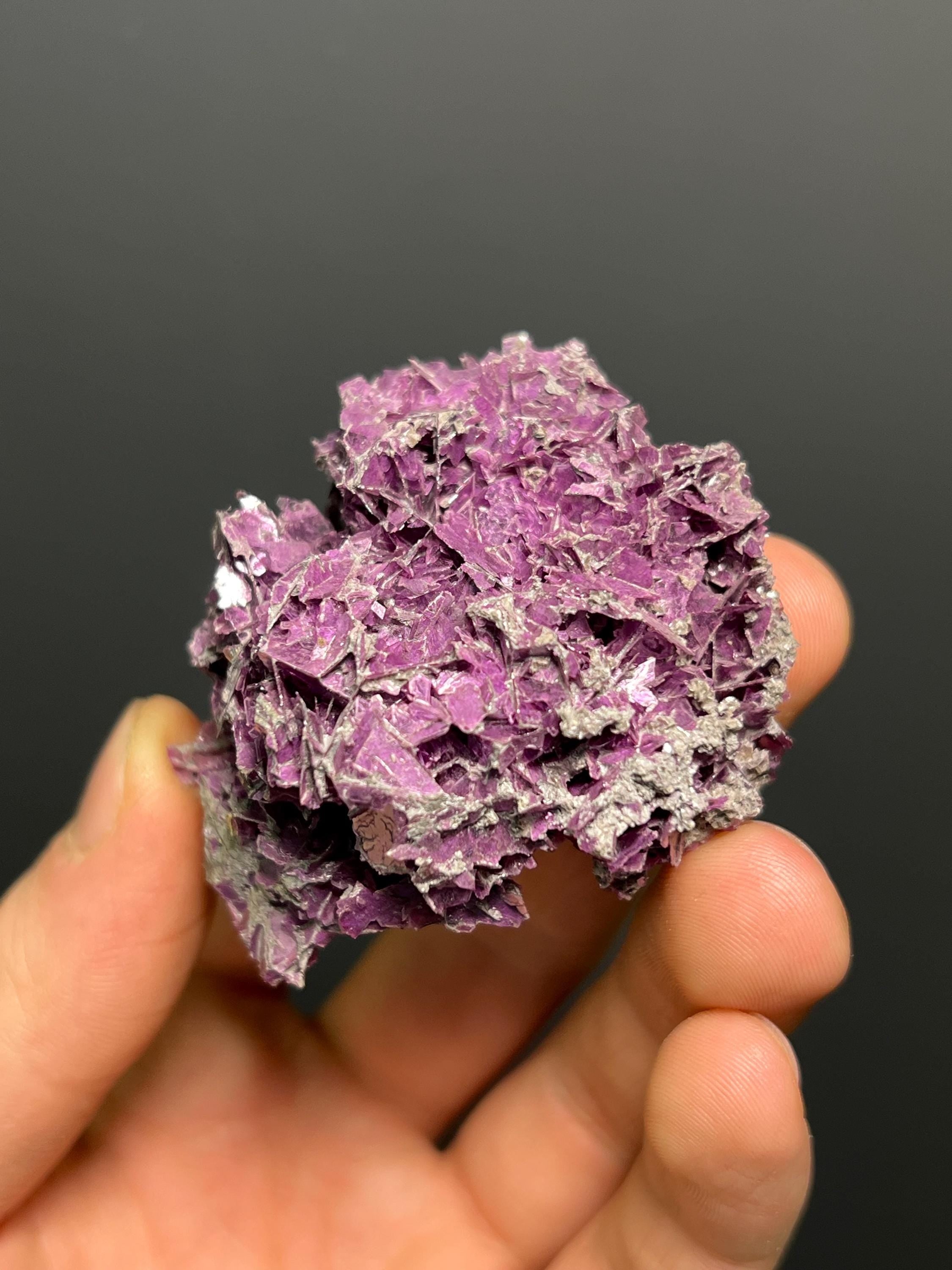 Purple Mica Lepidolite Crystal Specimen - Australia - Crystal Gemstone AE 
