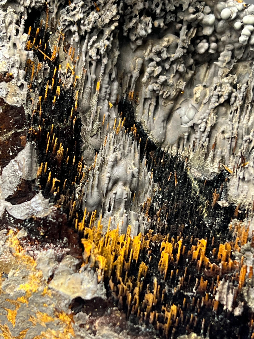 Museum Grade, Specularite And Limonite With Stalactite Goethite Specimen - Crystal Gemstone AE 