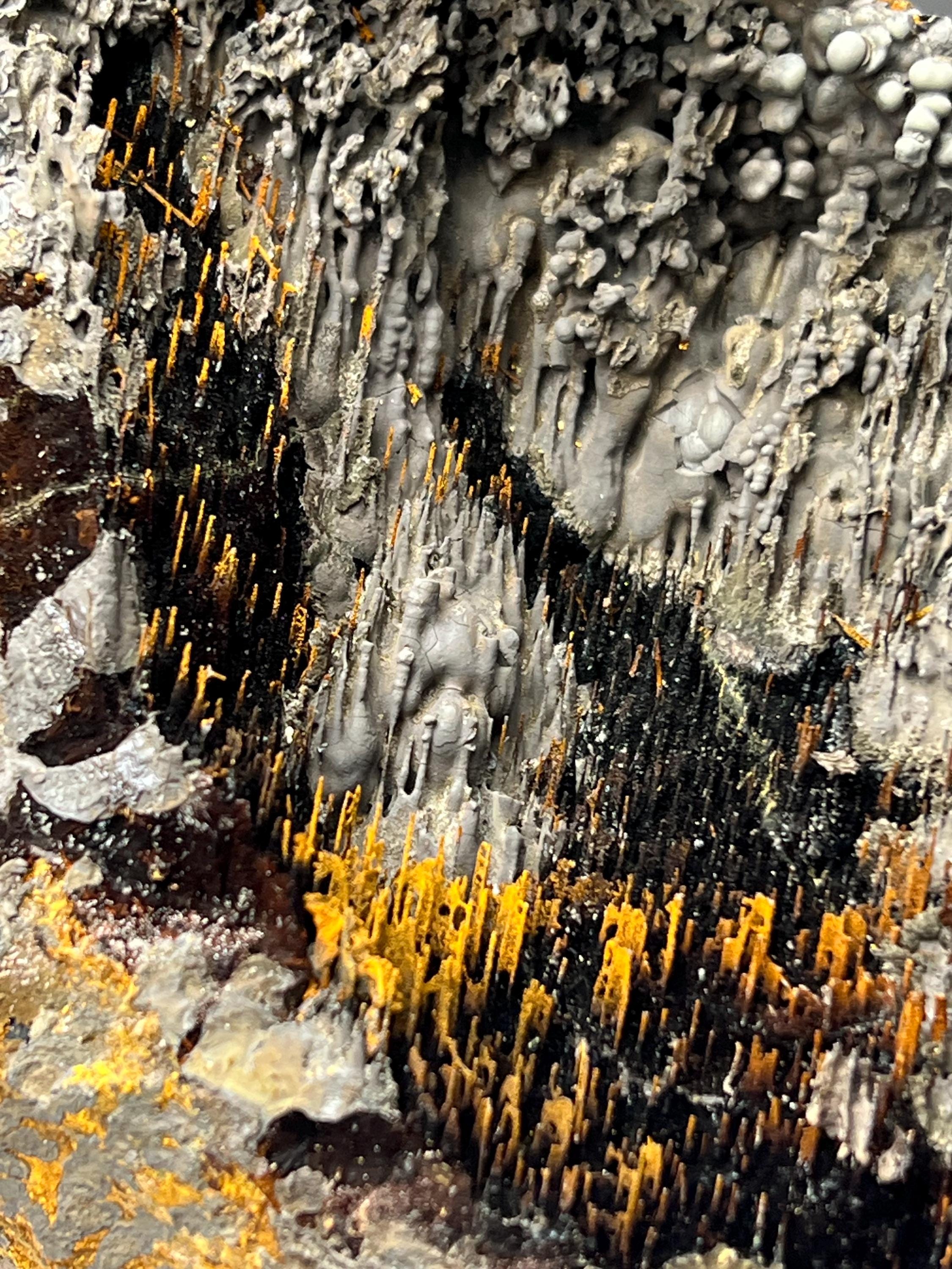 Museum Grade, Specularite And Limonite With Stalactite Goethite Specimen - Crystal Gemstone AE 