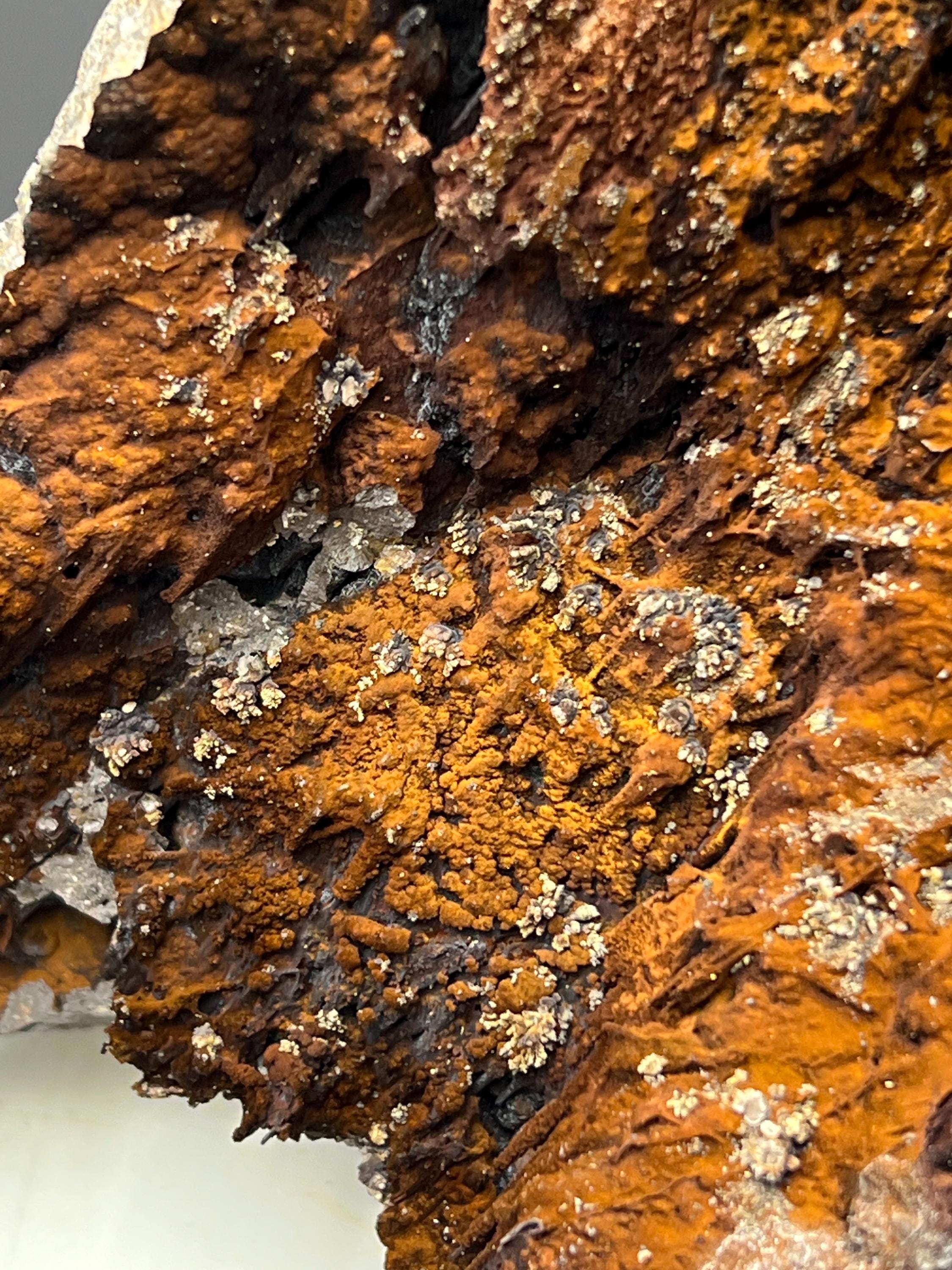 Museum Grade! Limonite And Specularite With Stalactites Goethite Specimen, For Special Collection - Crystal Gemstone AE 