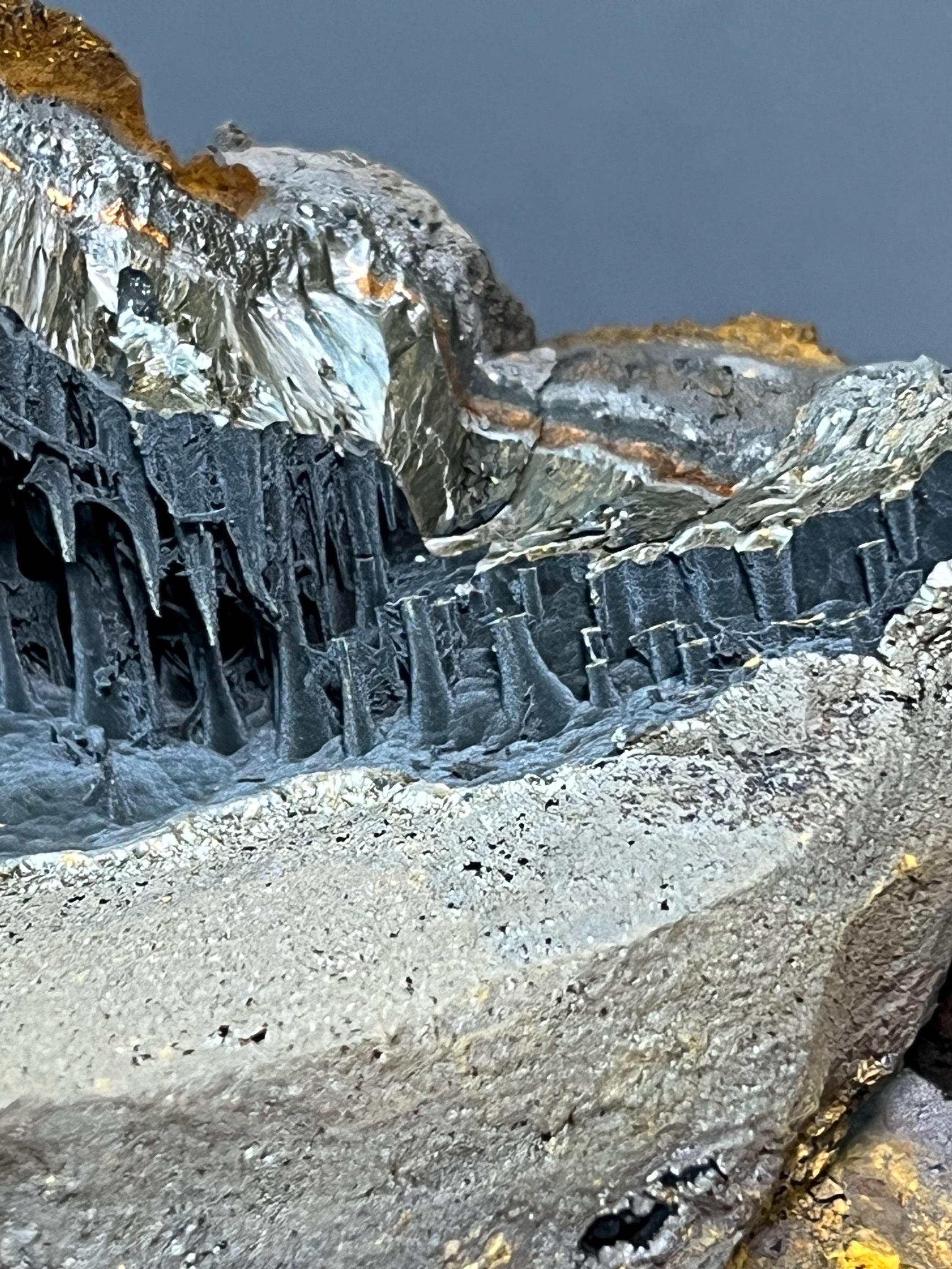 Museum Grade Cave Shaped Velvet Function Stalactite Goethite, For Special Collection - Crystal Gemstone AE 