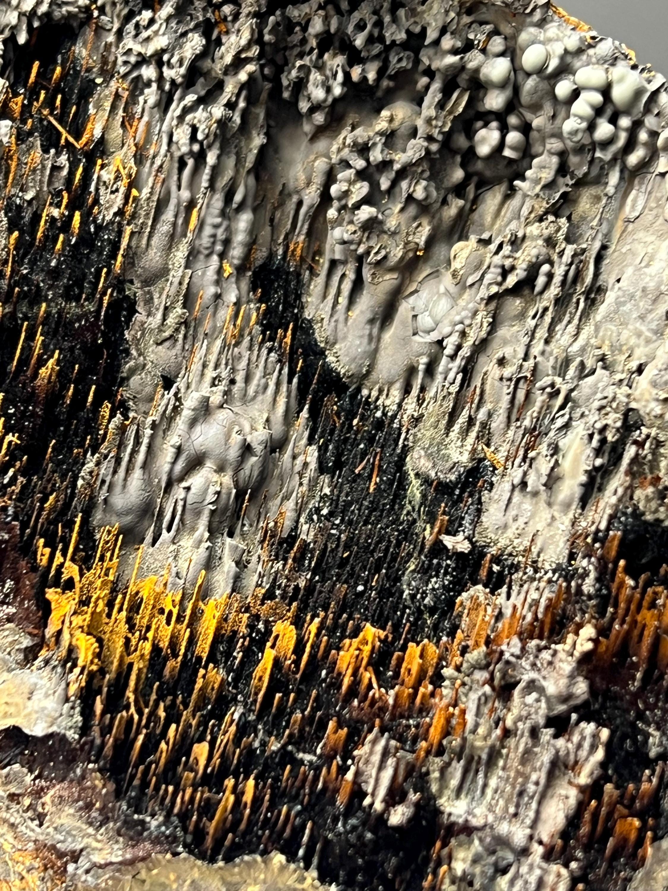 Museum Grade, Specularite And Limonite With Stalactite Goethite Specimen - Crystal Gemstone AE 