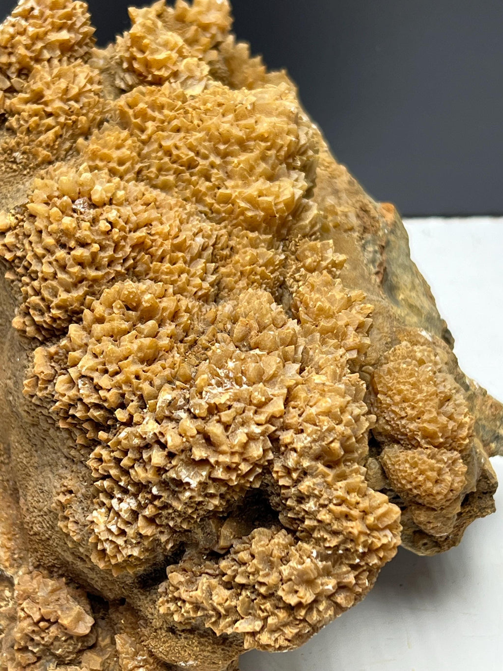Orange Crystal Calcite Specimen - Crystal Gemstone AE 
