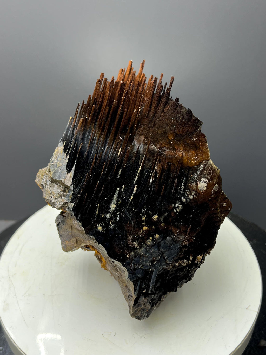 Museum Grade, Limonite And Specularite With Stalactite Goethite, For Special Collection - Crystal Gemstone AE 