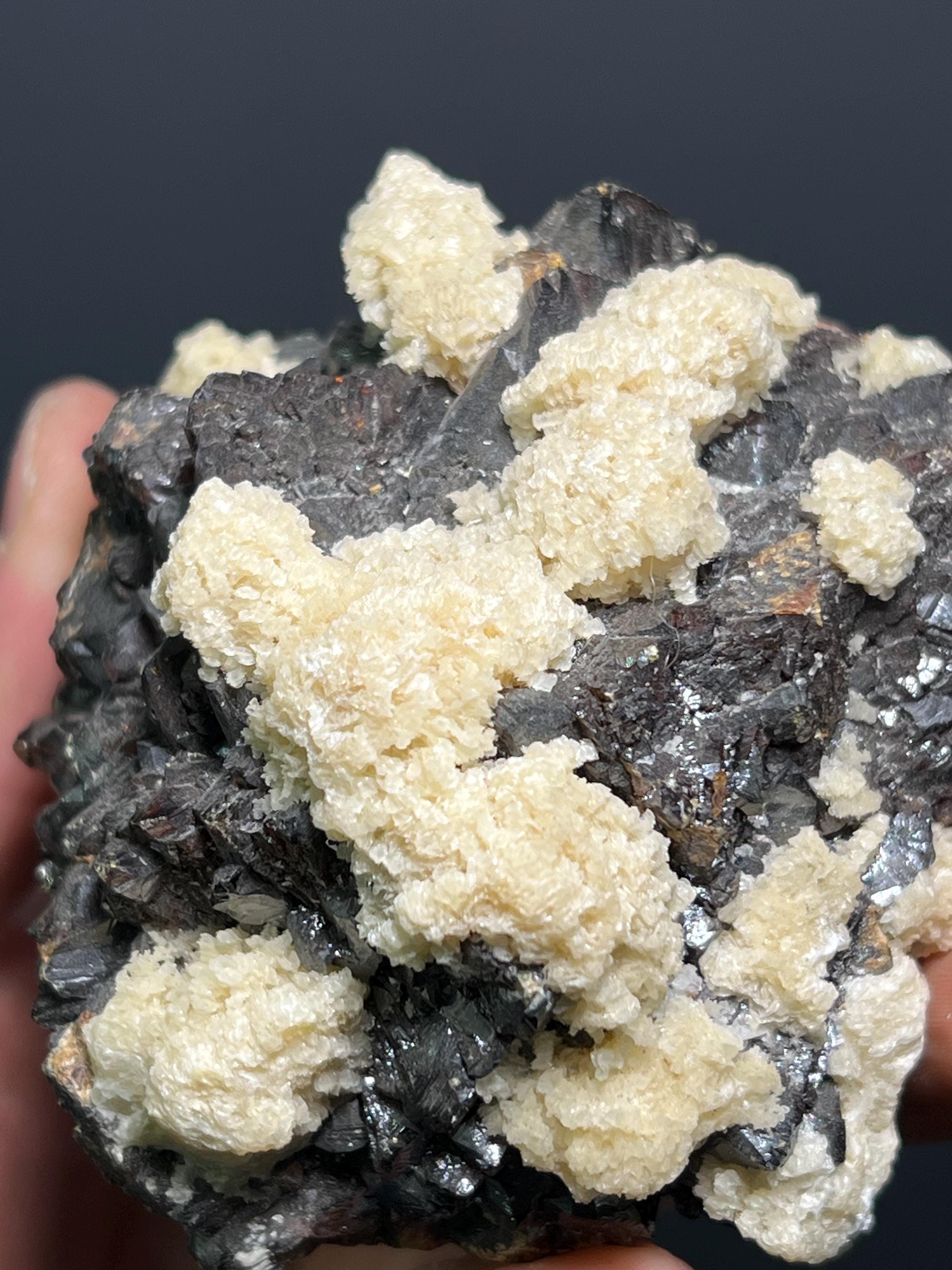 Barite With Sphalerite Specimen, 592gram - Crystal Gemstone AE 