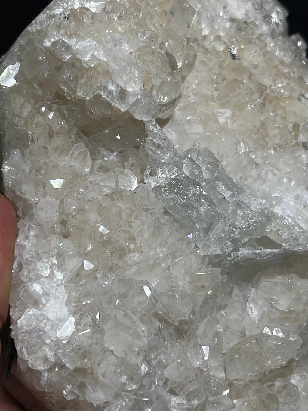 Celestine On Colemanite Specimen, 1,1kg - Crystal Gemstone AE 