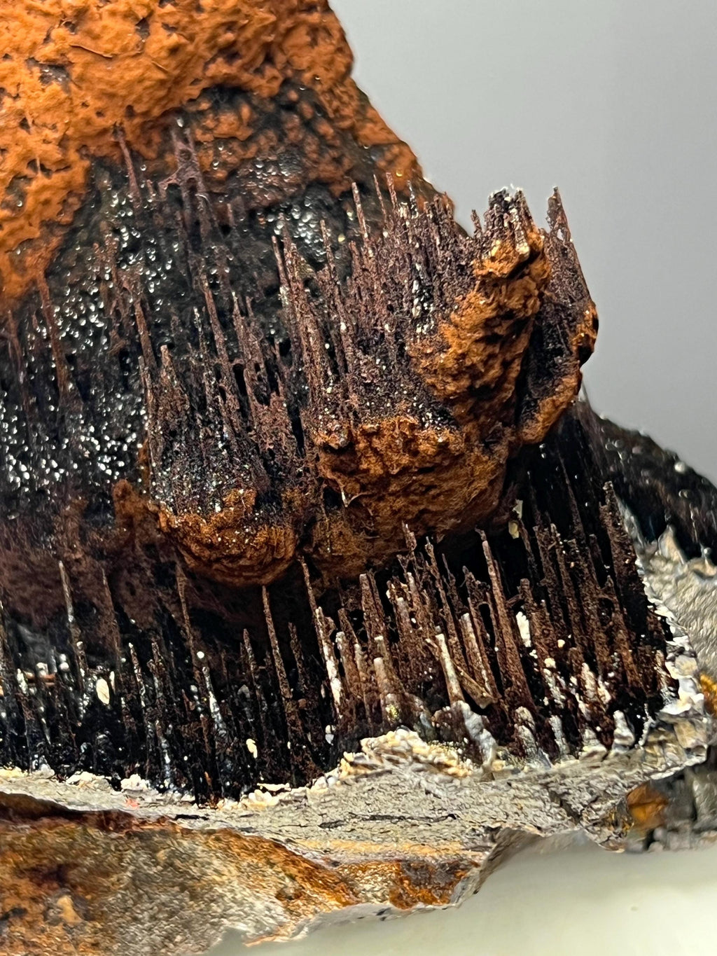 Museum Grade, Limonite And Specularite With Stalactite Goethite, For Special Collection - Crystal Gemstone AE 