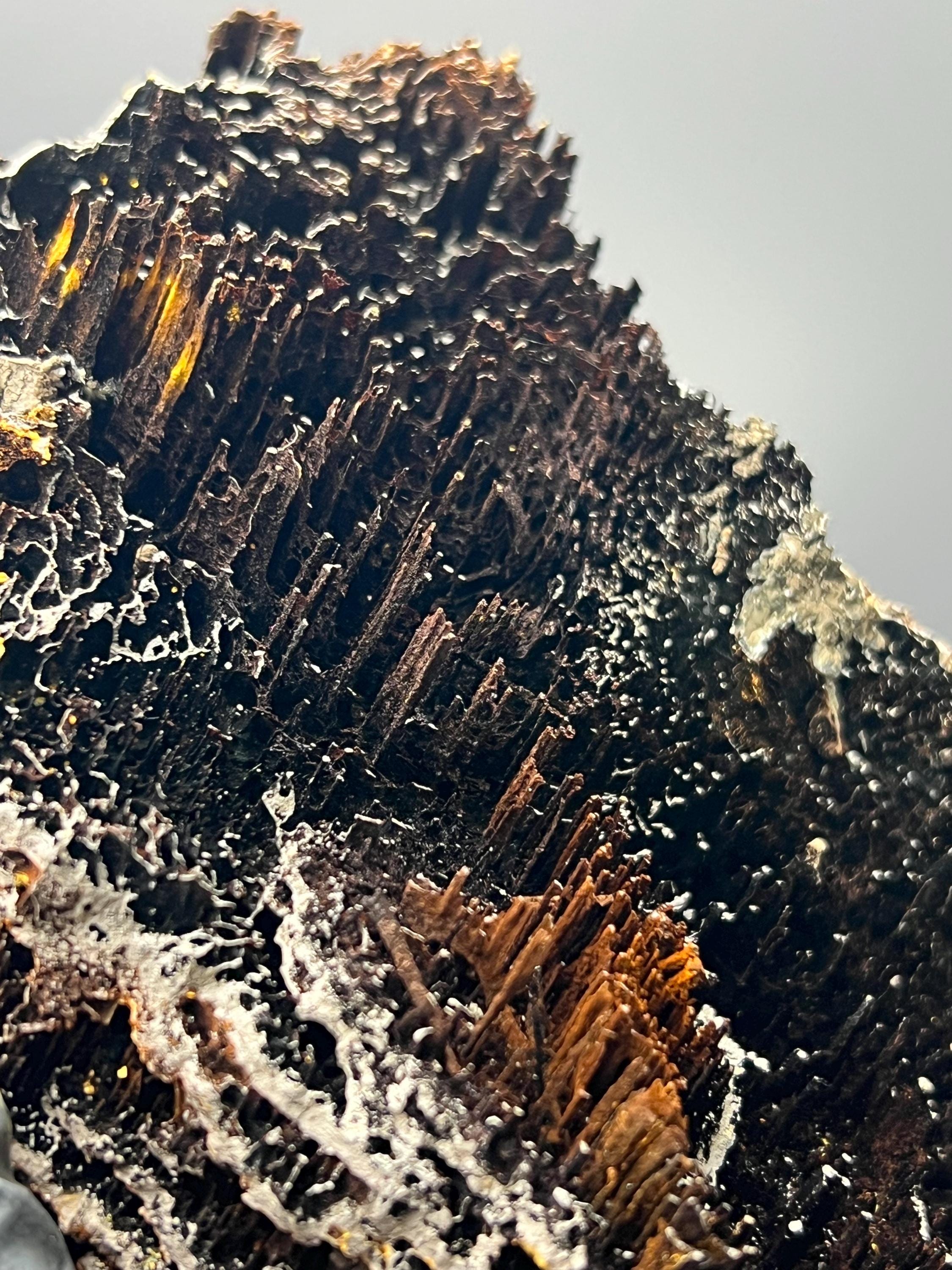 Showy, Limonite With Stalactite Goethite Specimen - Crystal Gemstone AE 
