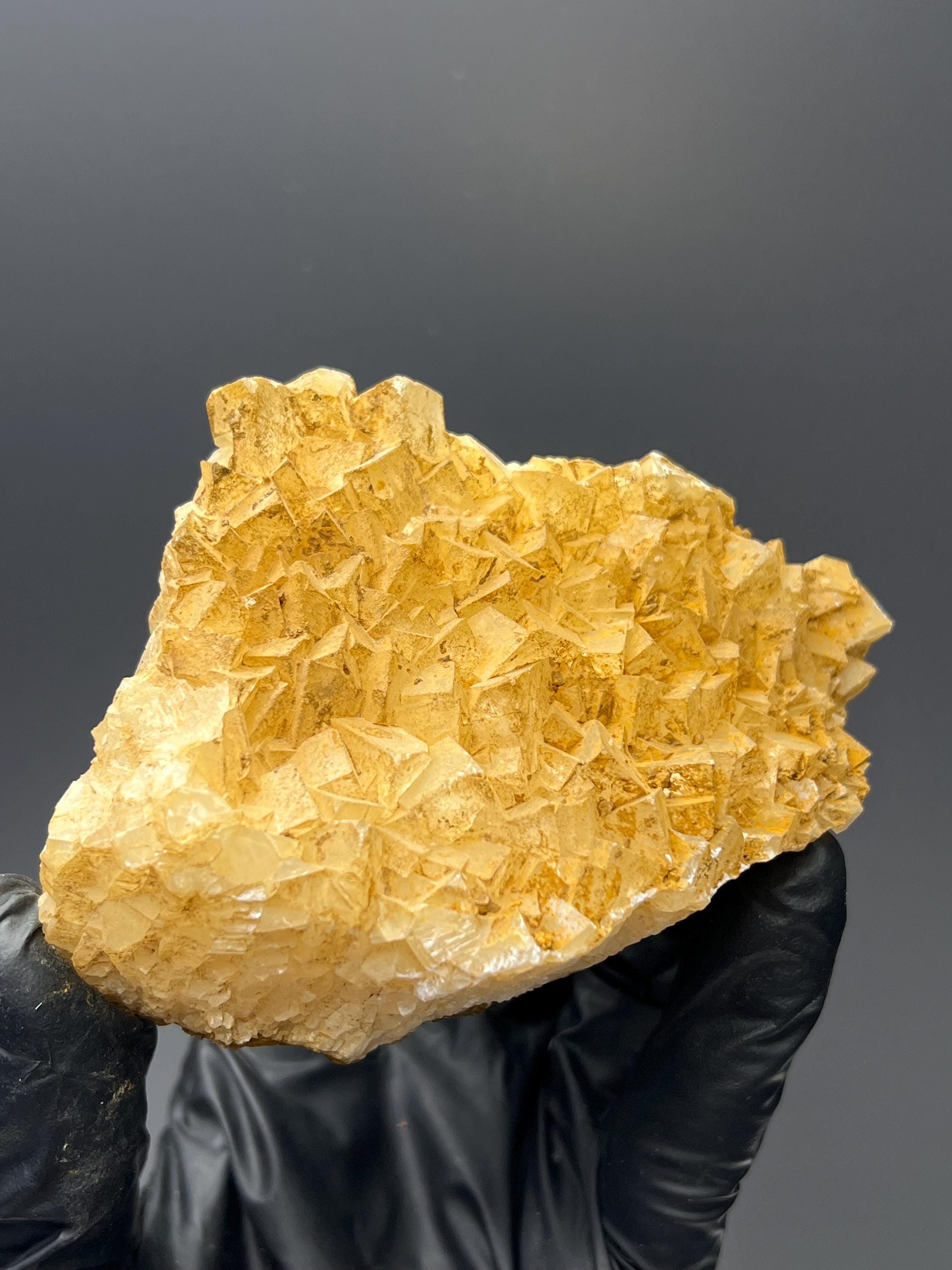 Orange Crystal Calcite - Crystal Gemstone AE 