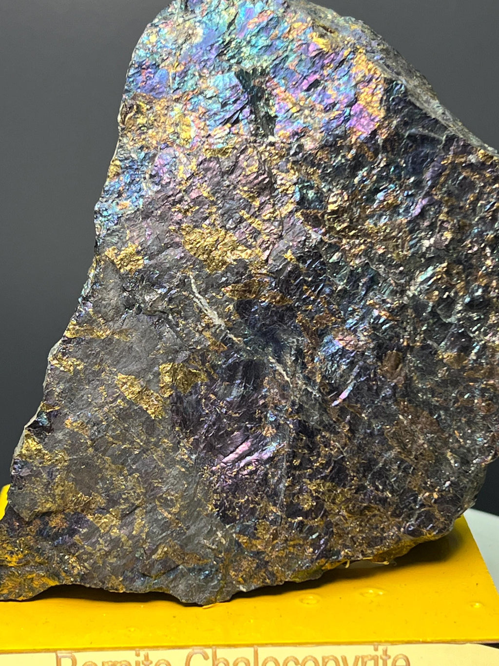 Bornite With Chalcopyrite Specimen - Crystal Gemstone AE 