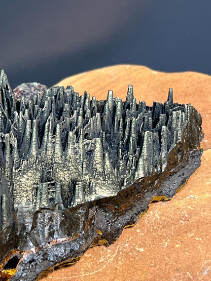 Museum Grade Special Golden Color Stalactite Goethite, For Special Collection - Crystal Gemstone AE 