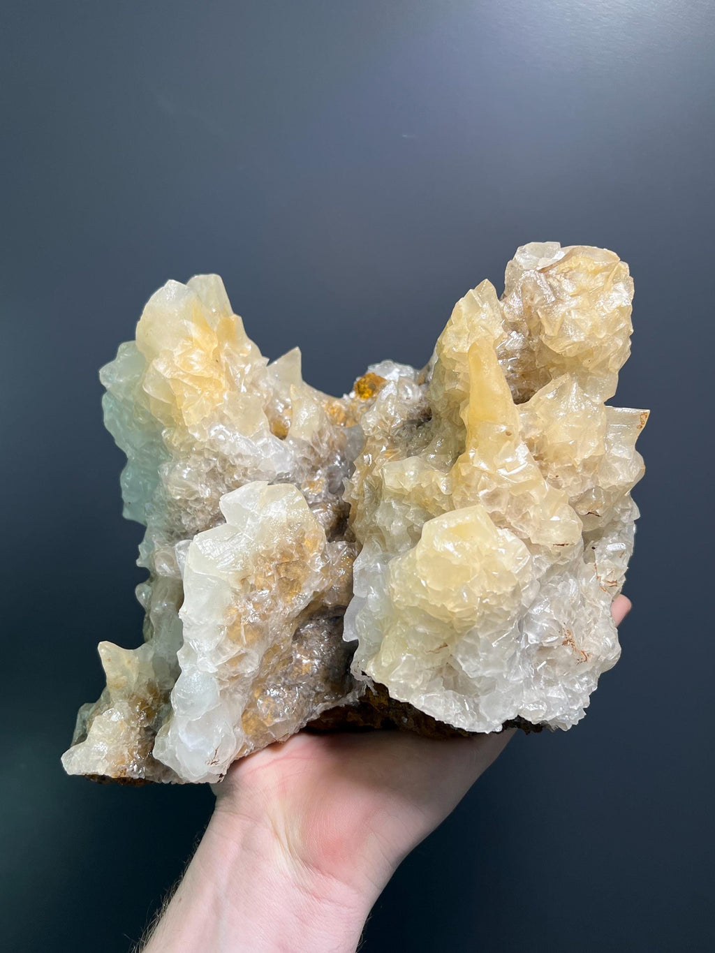 Special, Large Size Crystal Calcite Specimen, 4,5Kg - Crystal Gemstone AE 