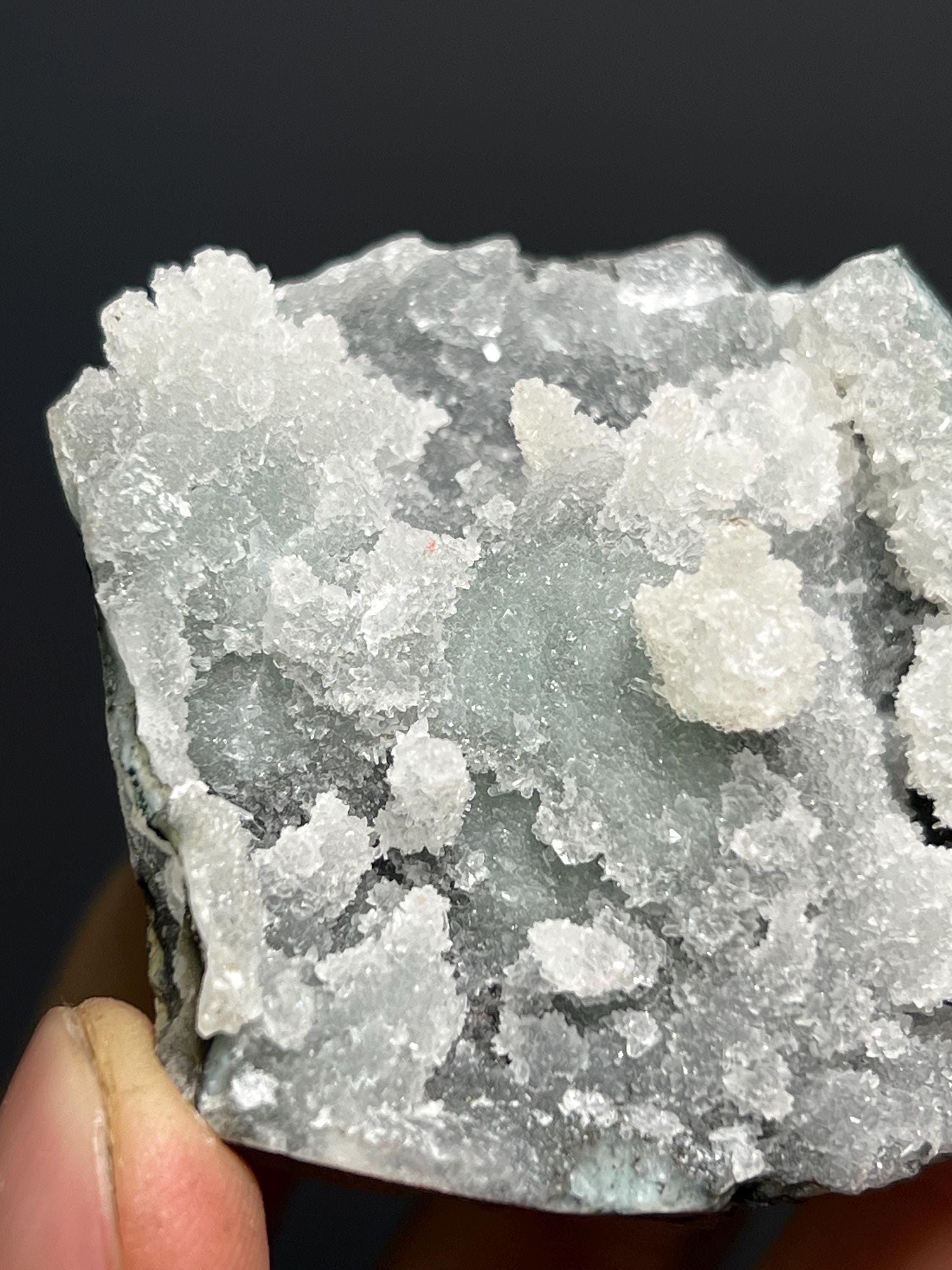 Chalcedony Druzy - Peru - Crystal Gemstone AE 