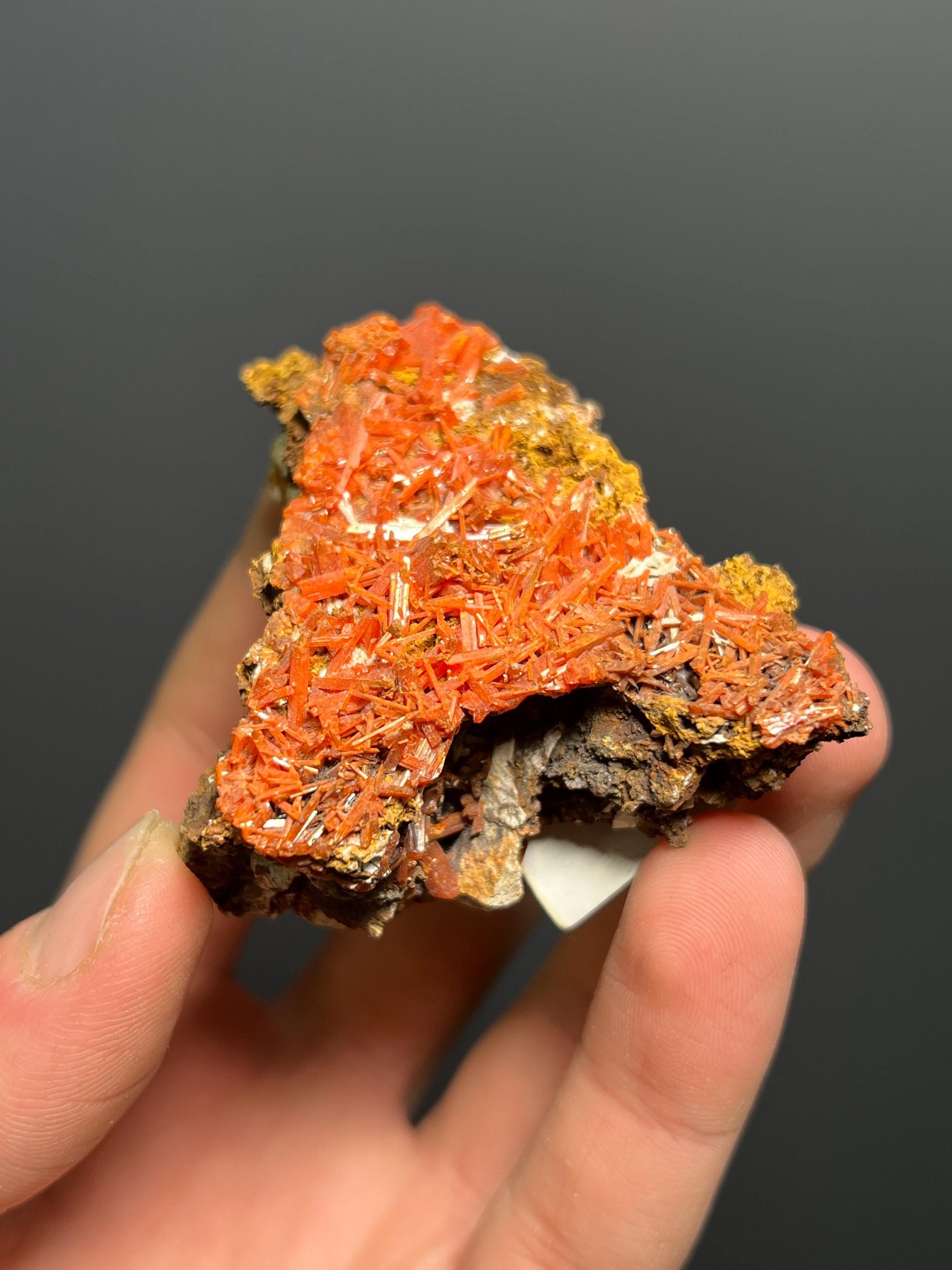Crocoite Specimen, 64gram - Crystal Gemstone AE 