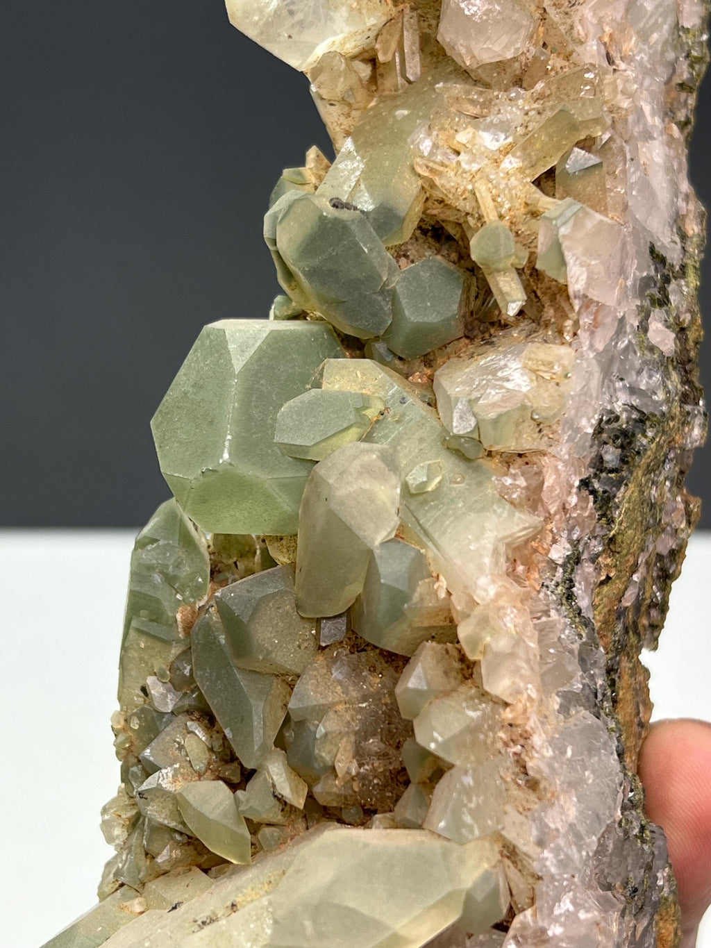 Chlorite Quartz Specimen - Crystal Gemstone AE 