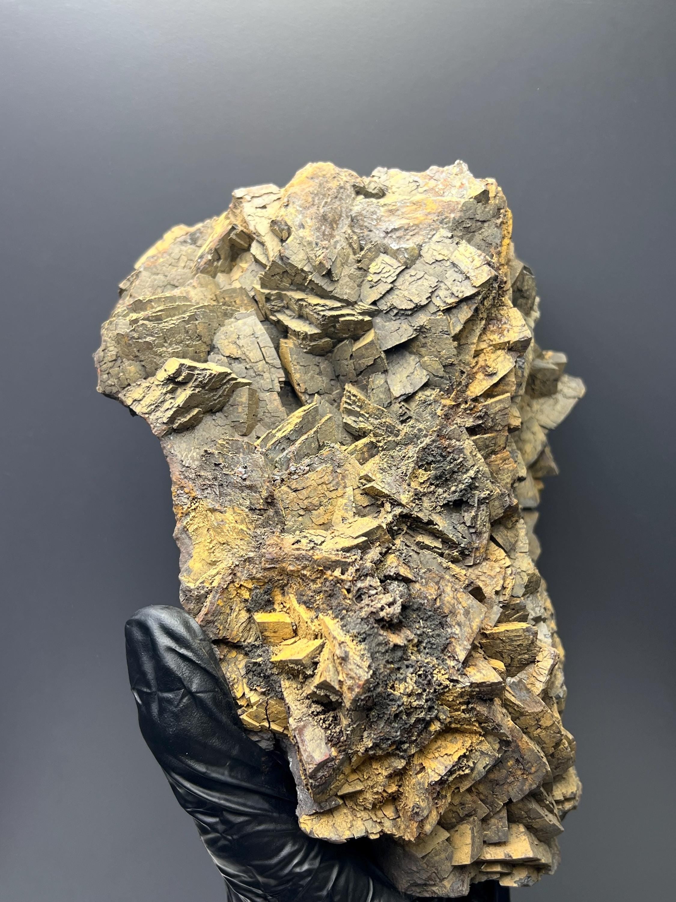 Very Special Extra Large Size Limonite With Iron Siderite Specimen - Crystal Gemstone AE 