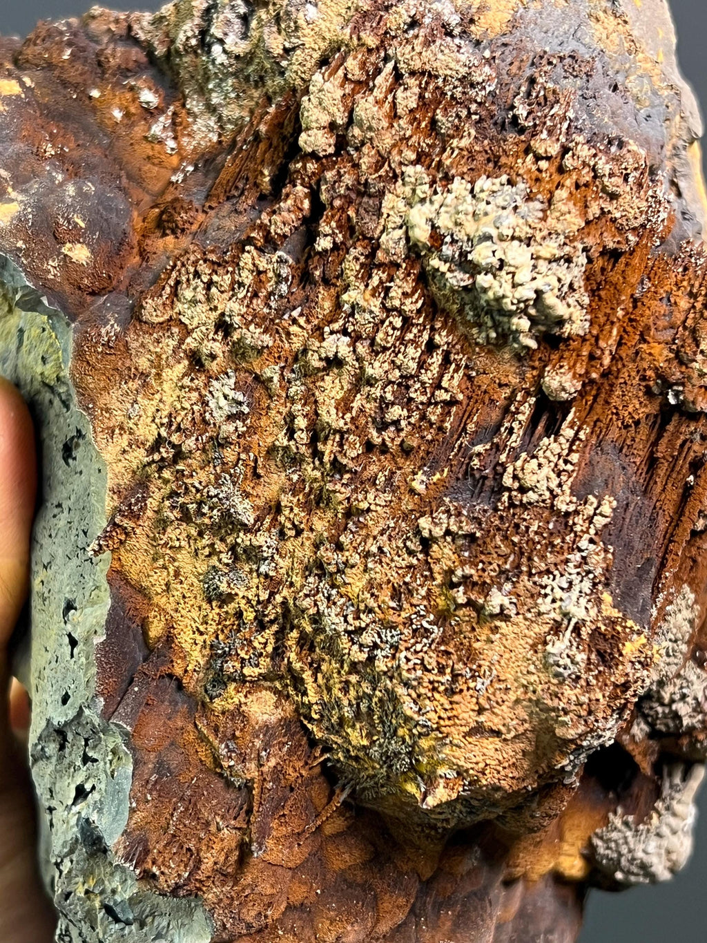 Museum Grade Limonite And Specularite On Stalactite And Botryoidal Formation Goethite - Crystal Gemstone AE 