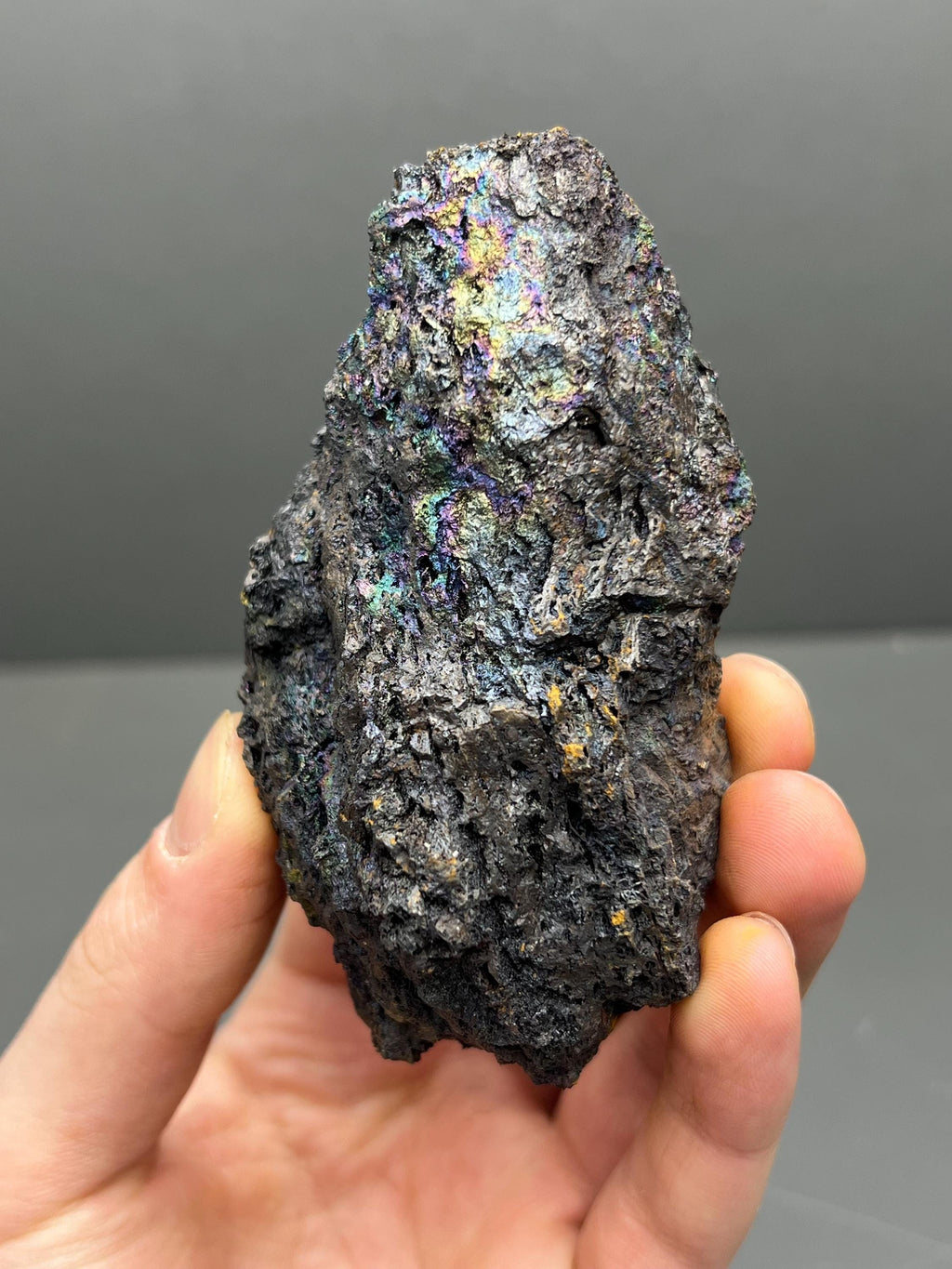 Very Showy, Colorful goethite mineral, From Turkey - Crystal Gemstone AE 