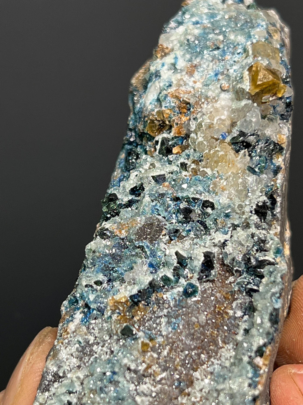 Lazulite Blue Crystals Specimen, 320gram - Crystal Gemstone AE 