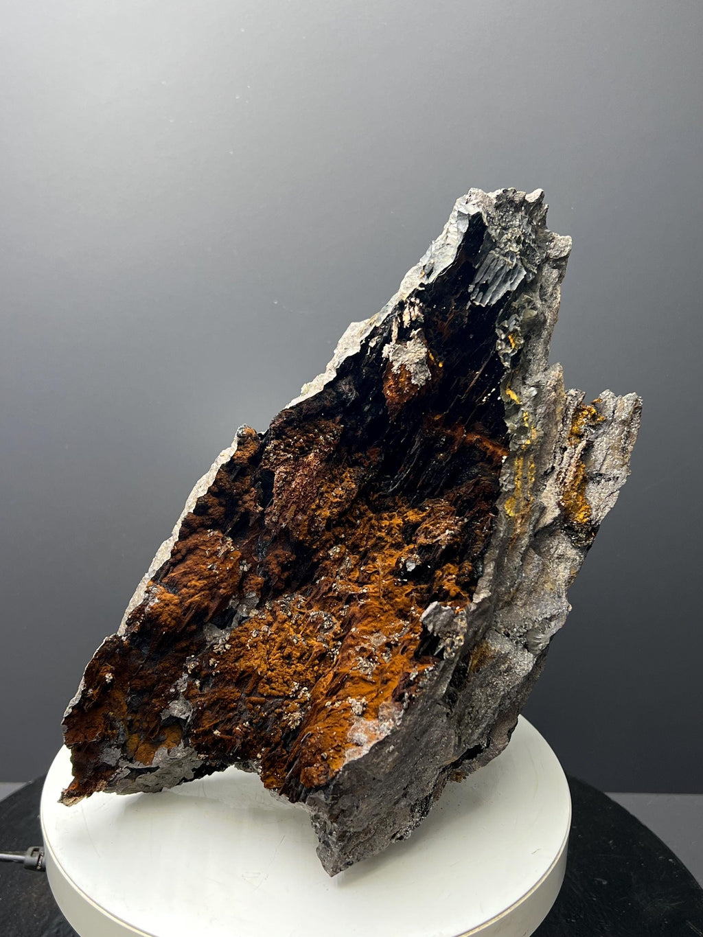Museum Grade! Limonite And Specularite With Stalactites Goethite Specimen, For Special Collection - Crystal Gemstone AE 