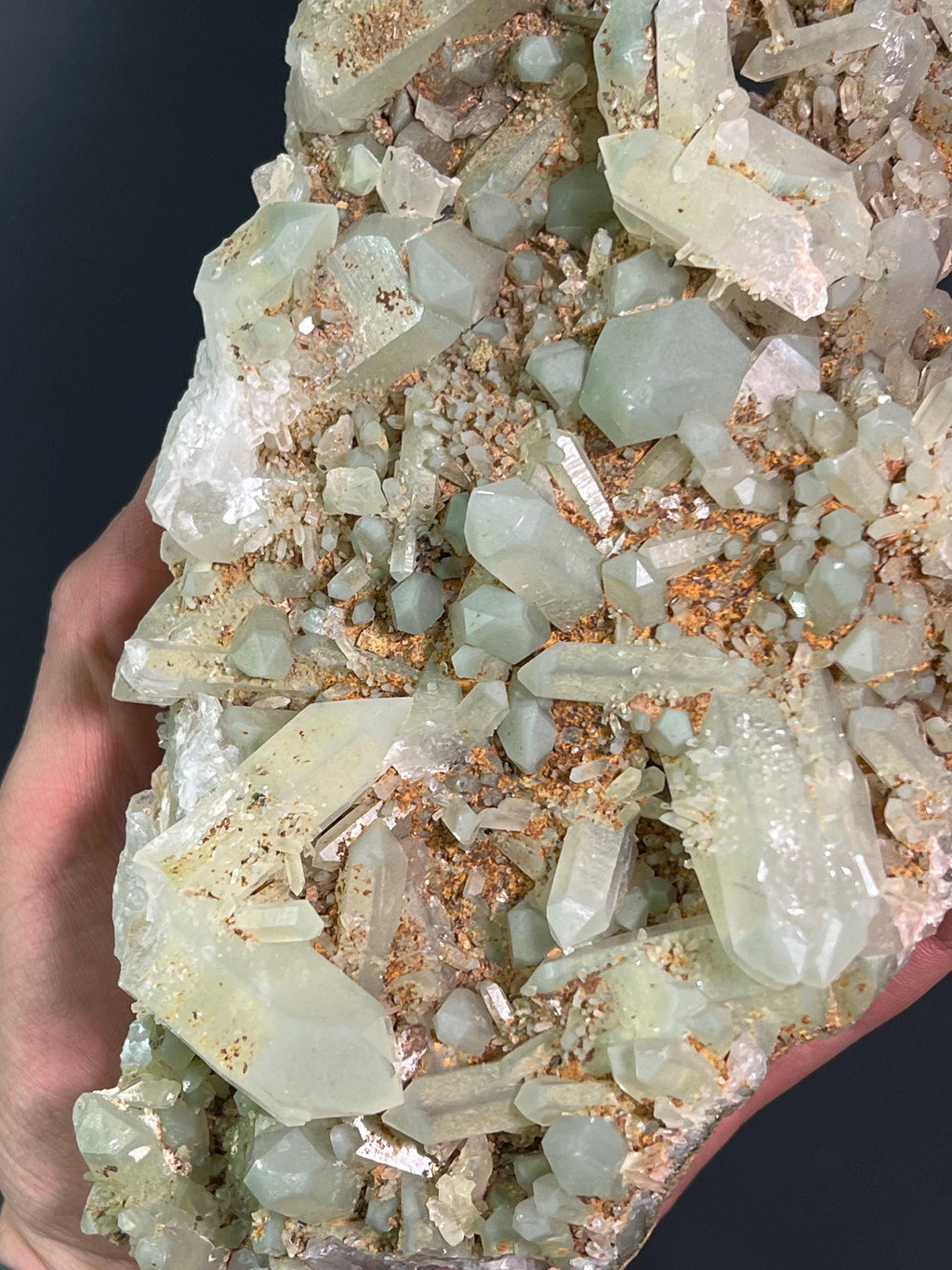 Chlorite Crystal Quartz - Crystal Gemstone AE 