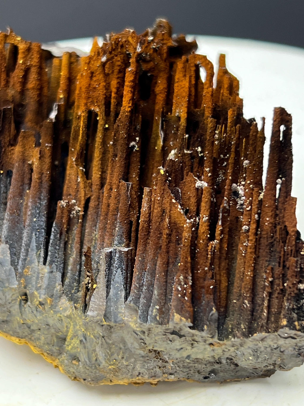 Museum Grade! Limonite With Velvet Function Stalactite Goethite Specimen - Crystal Gemstone AE 