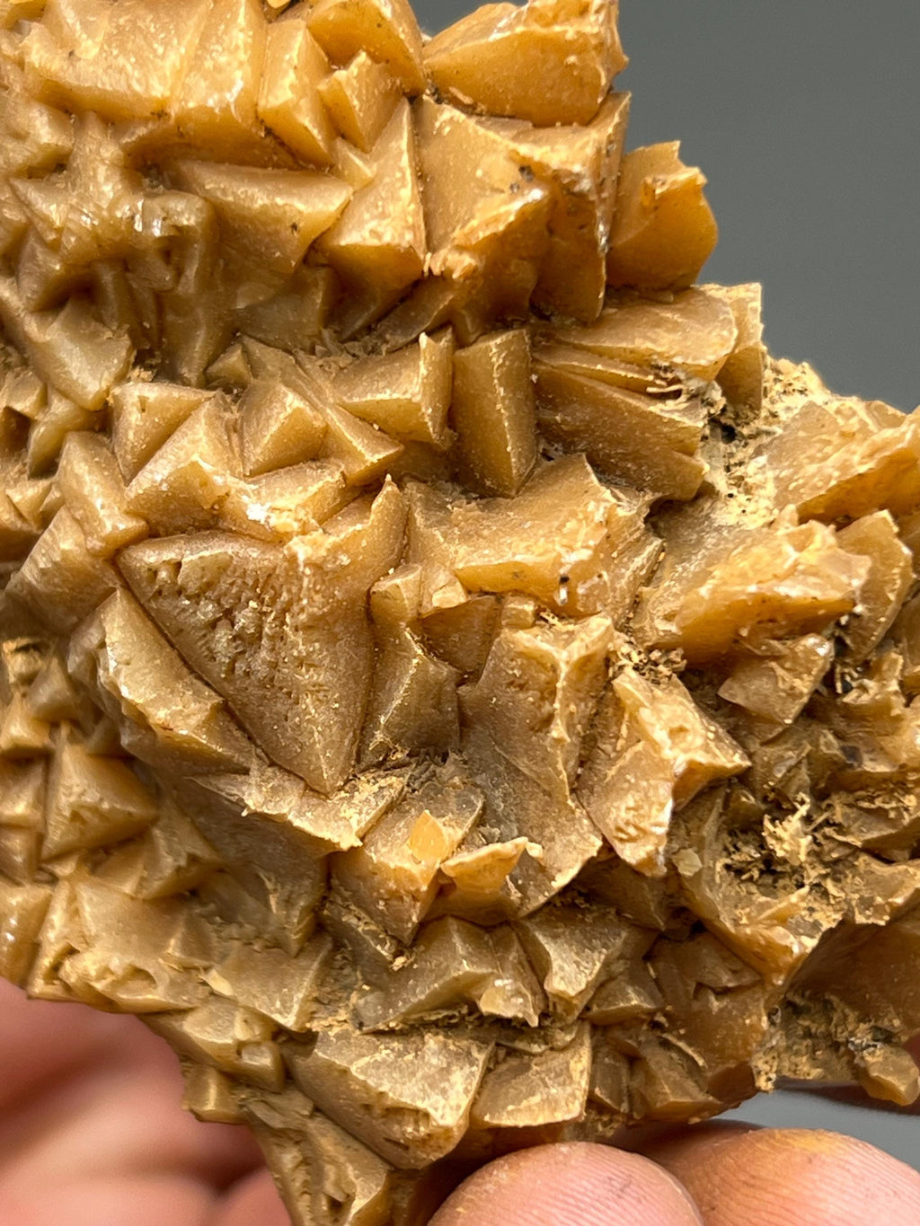 Orange Crystal Calcite Mineral, From Turkey - Crystal Gemstone AE 