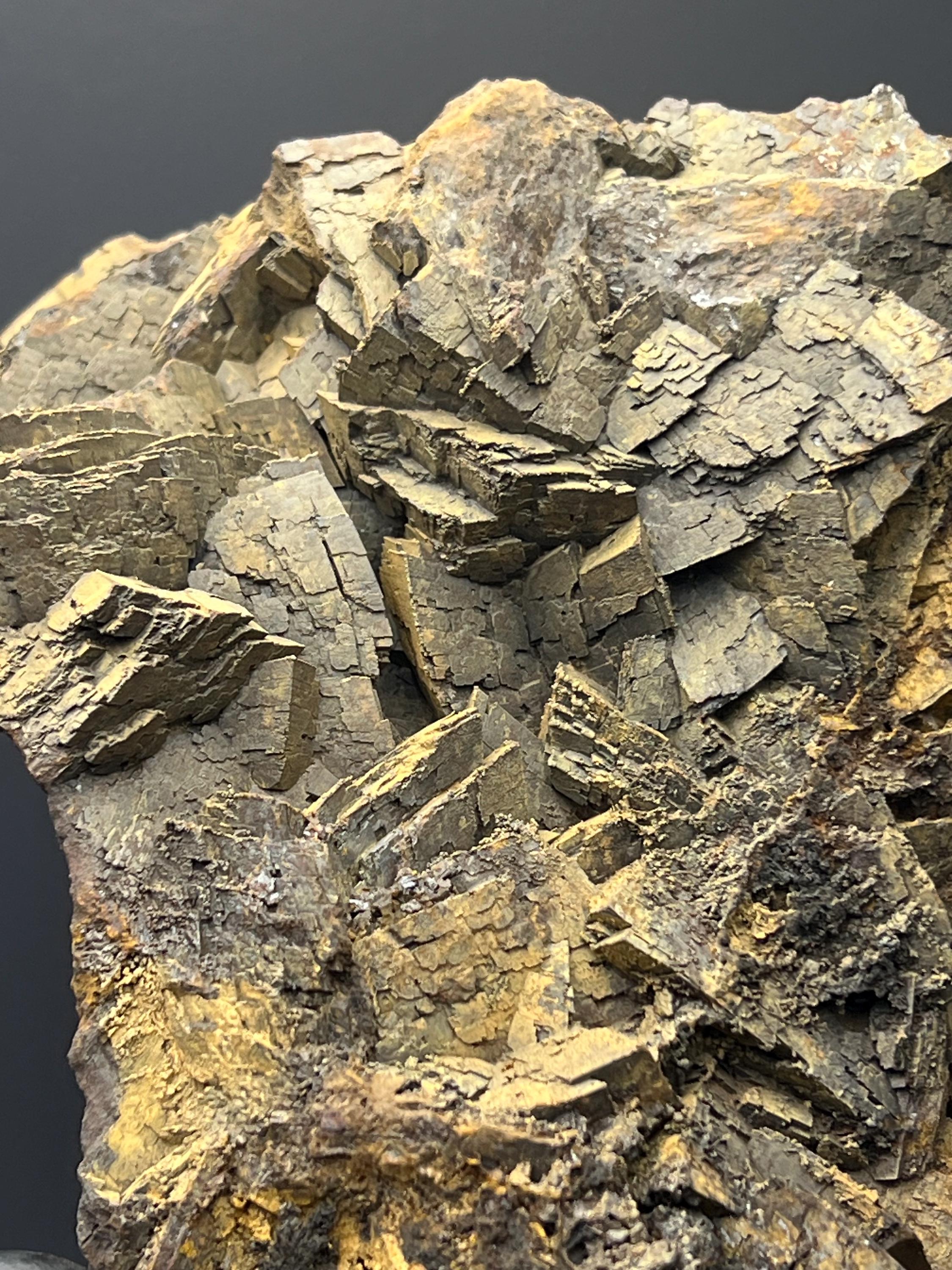 Very Special Extra Large Size Limonite With Iron Siderite Specimen - Crystal Gemstone AE 