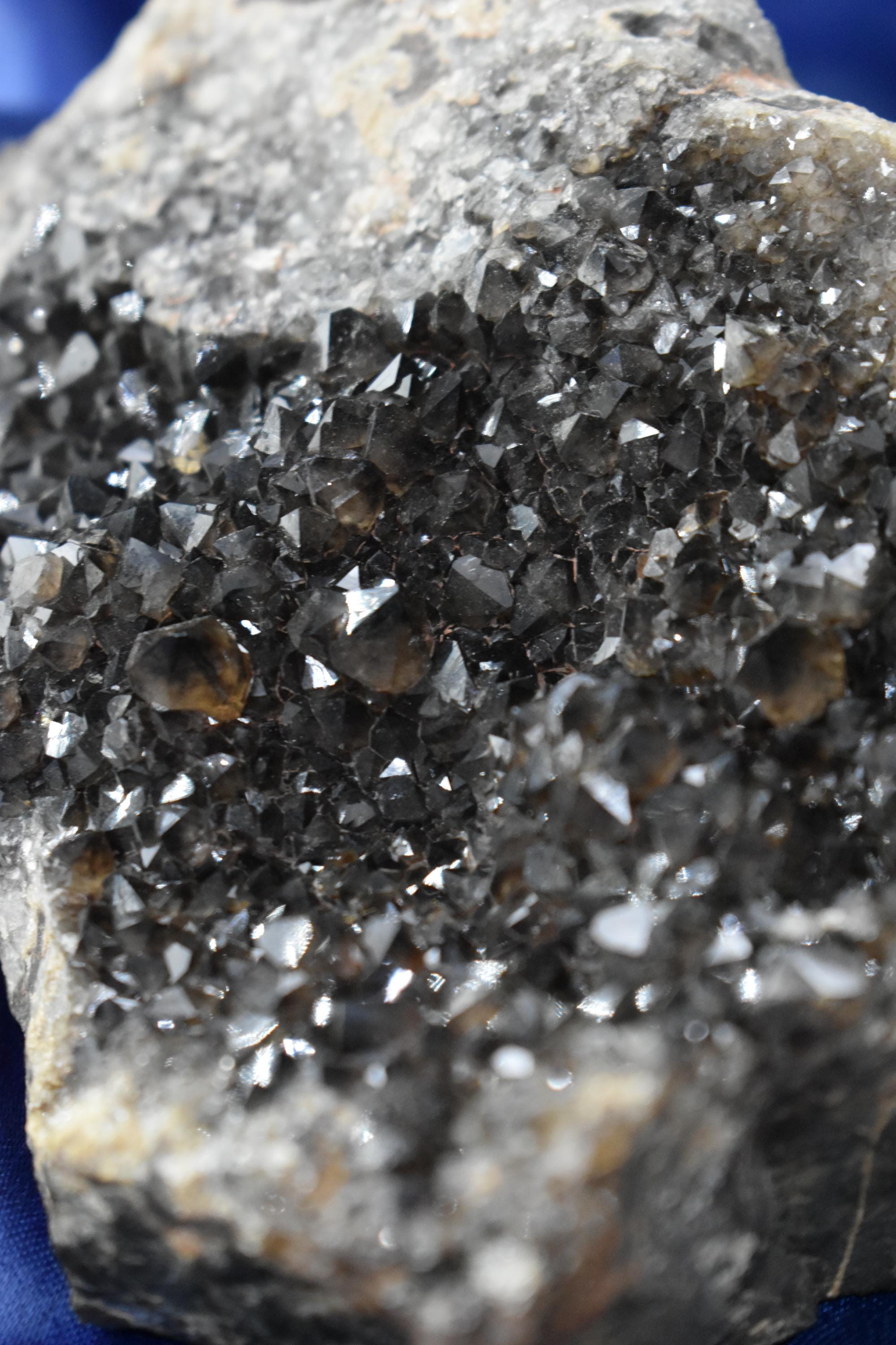 Very Special Black Quartz Specimen - Crystal Gemstone AE 