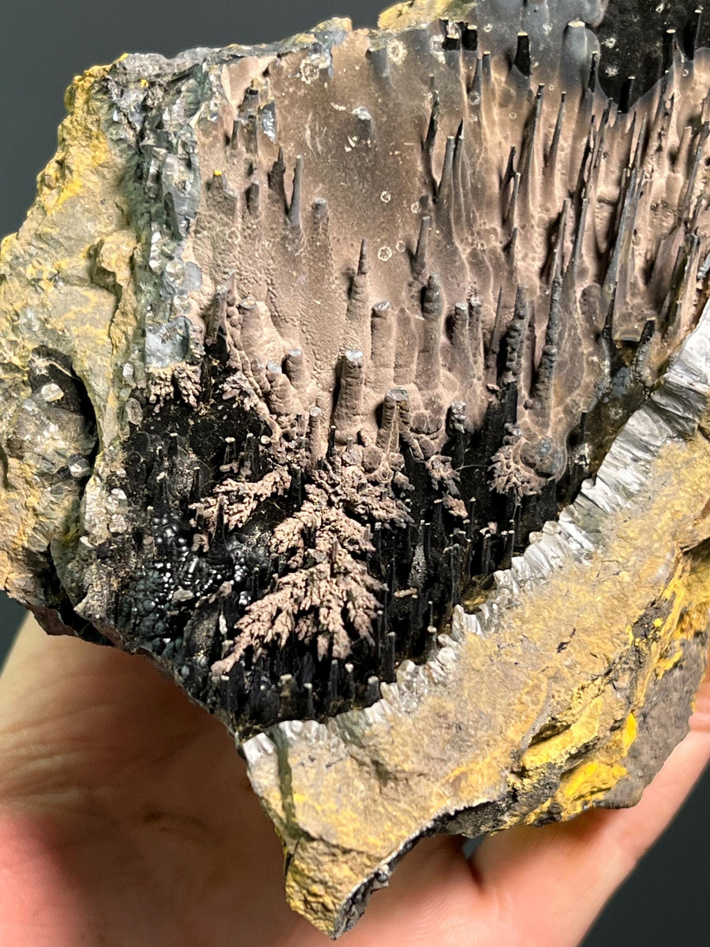 Museum Grade Specularite With Stalactite Goethite - Crystal Gemstone AE 
