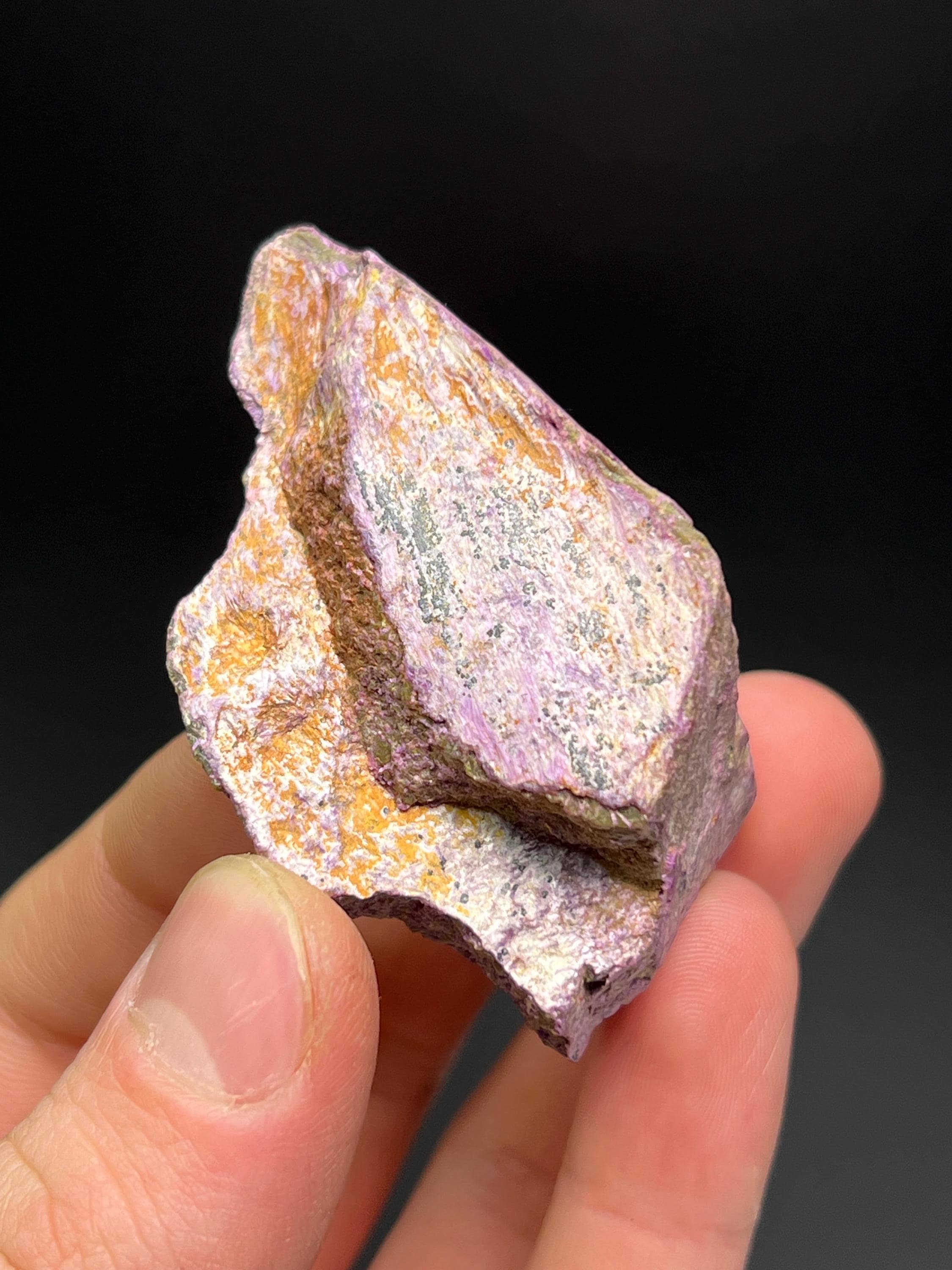 Pink Stichtite Specimen - Crystal Gemstone AE 