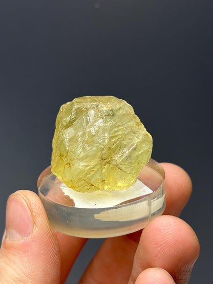 Yellow Topaz Specimen - Crystal Gemstone AE 