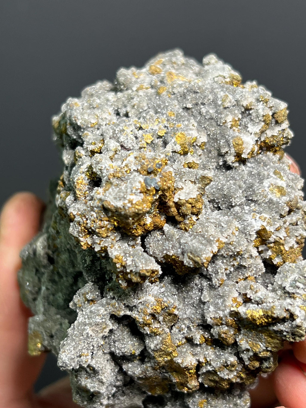 Calcite And Dolomite With Chalcopyrite, 440gram - Crystal Gemstone AE 
