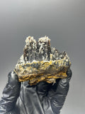 Crystal Calcite On Stalactite Goethite Specimen - Crystal Gemstone AE 