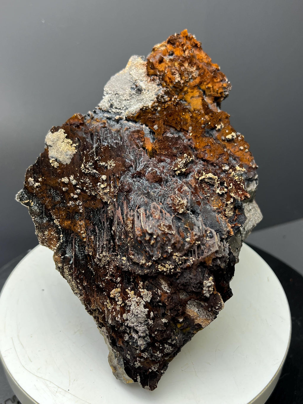 Museum Grade! Limonite And Specularite With Velvet Function Stalactites Goethite - Crystal Gemstone AE 