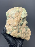 Apatite And Biotite With Pink Calcite (Apatite-Rich Skarn) Fluorapatite - Crystal Gemstone AE 