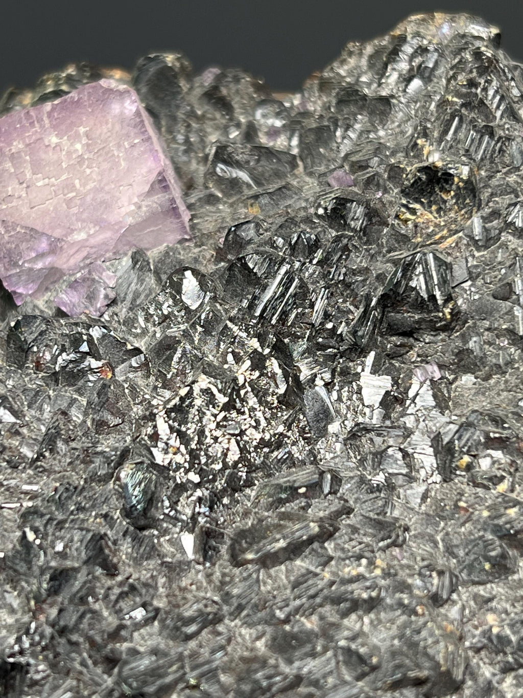 Sphalerite With Cubic Fluorite - USA - Crystal Gemstone AE 