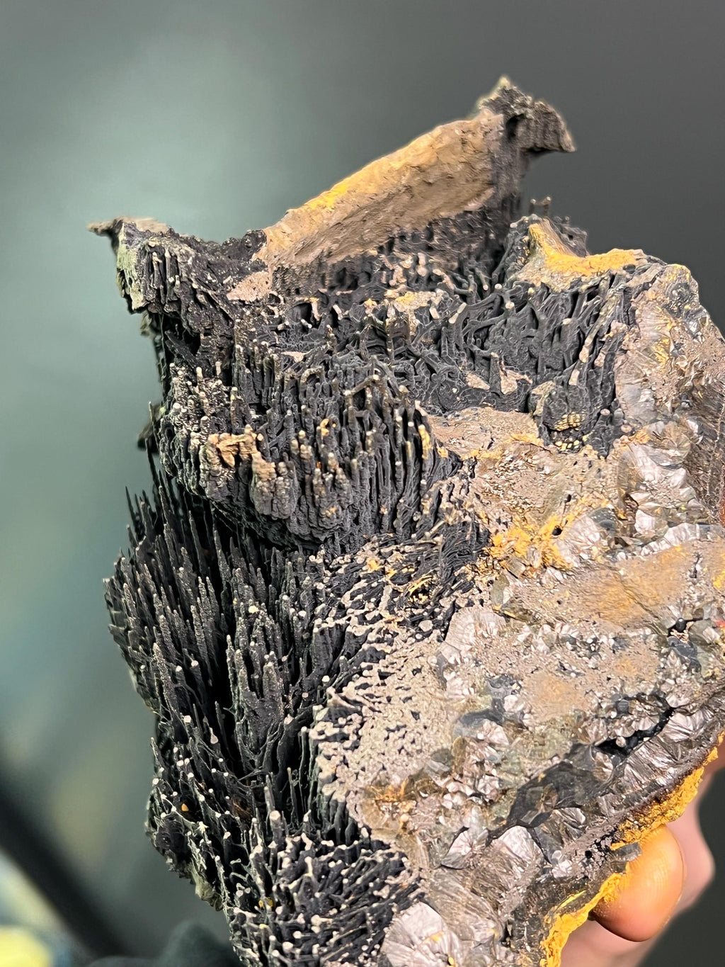 Museum Grade Limonite With Stalactite Goethite - Crystal Gemstone AE 
