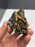 Museum quality, Very showy limonite on iron siderite, From Turkey - Crystal Gemstone AE 