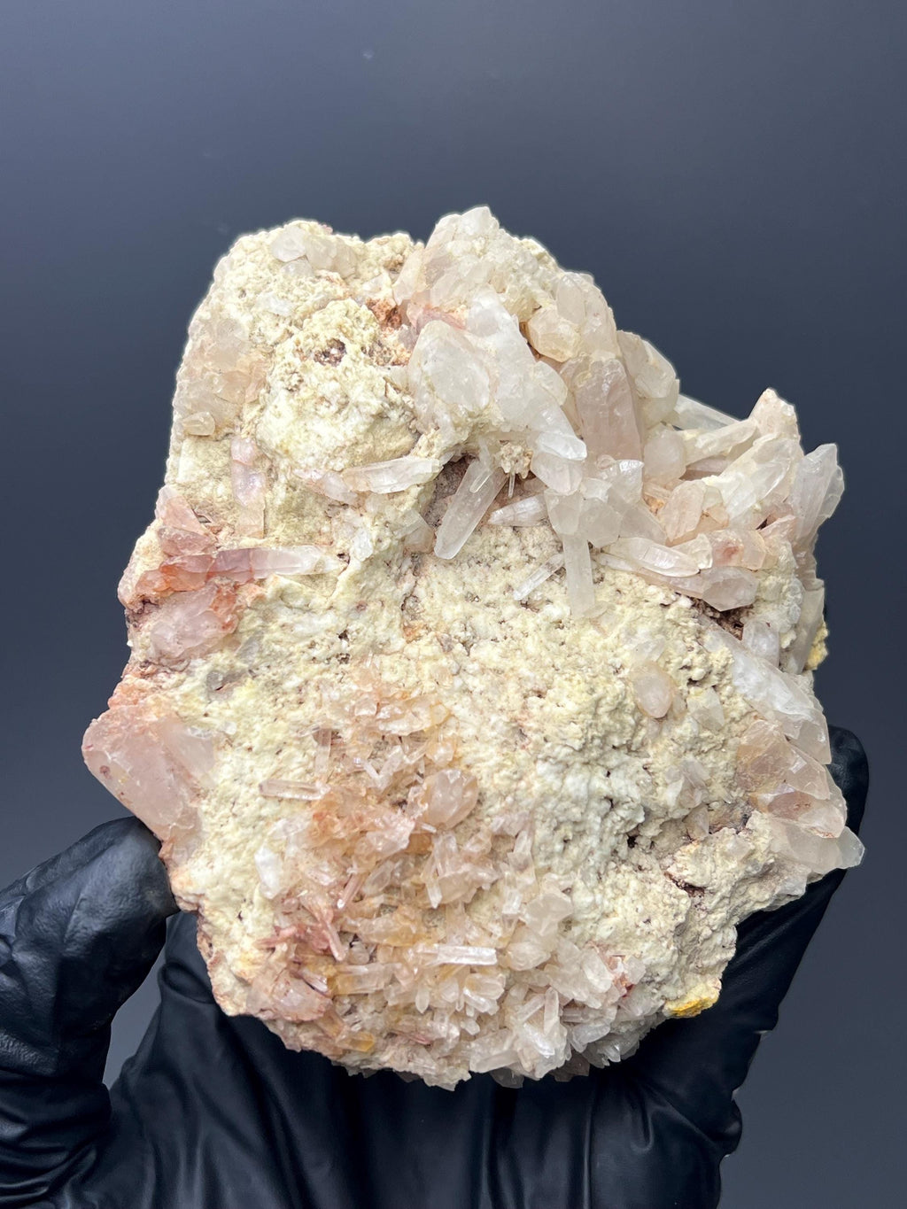 Kunzite on Matrix - Crystal Gemstone AE 